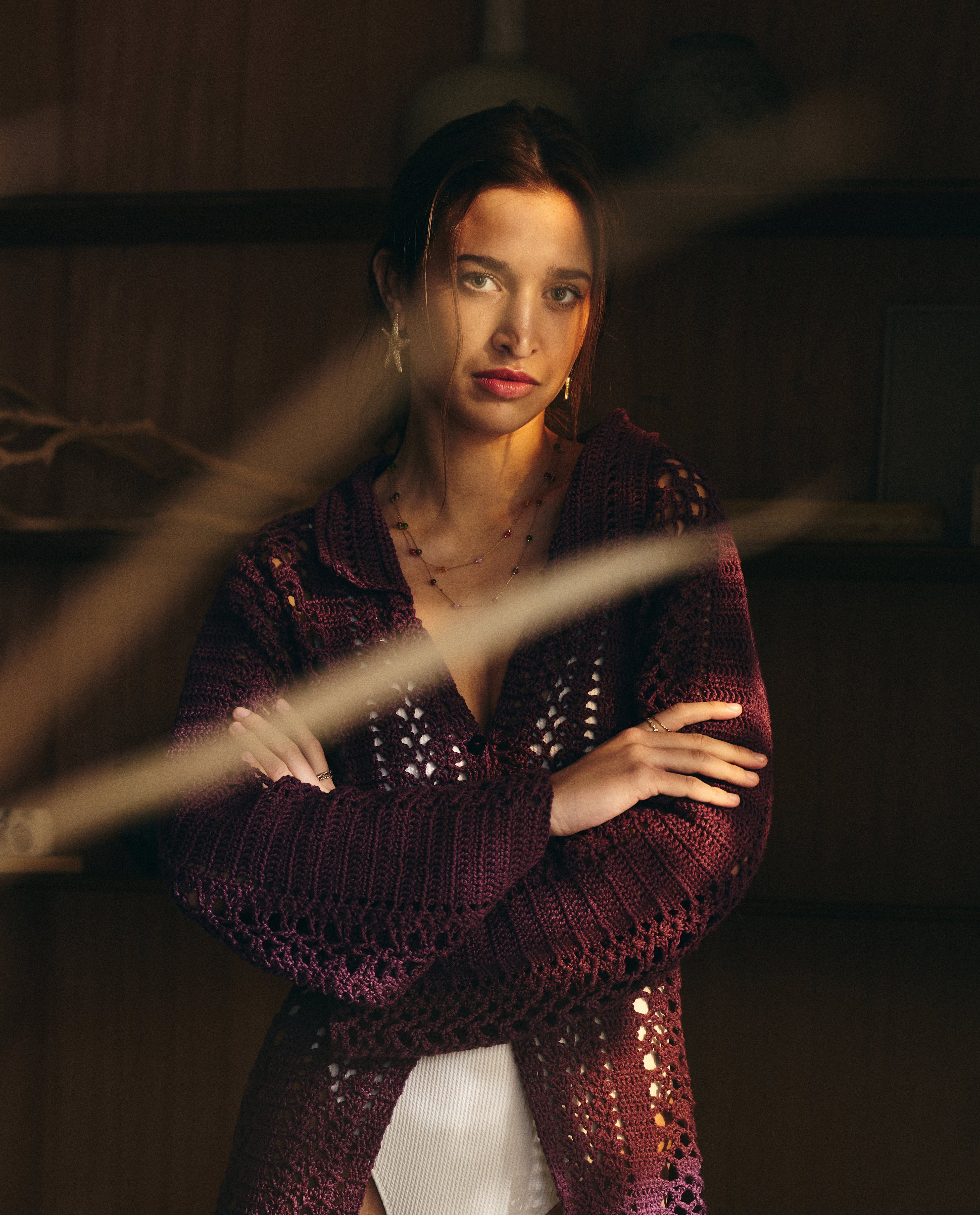 Modèle Maxi Cardigan Femme Ataroa