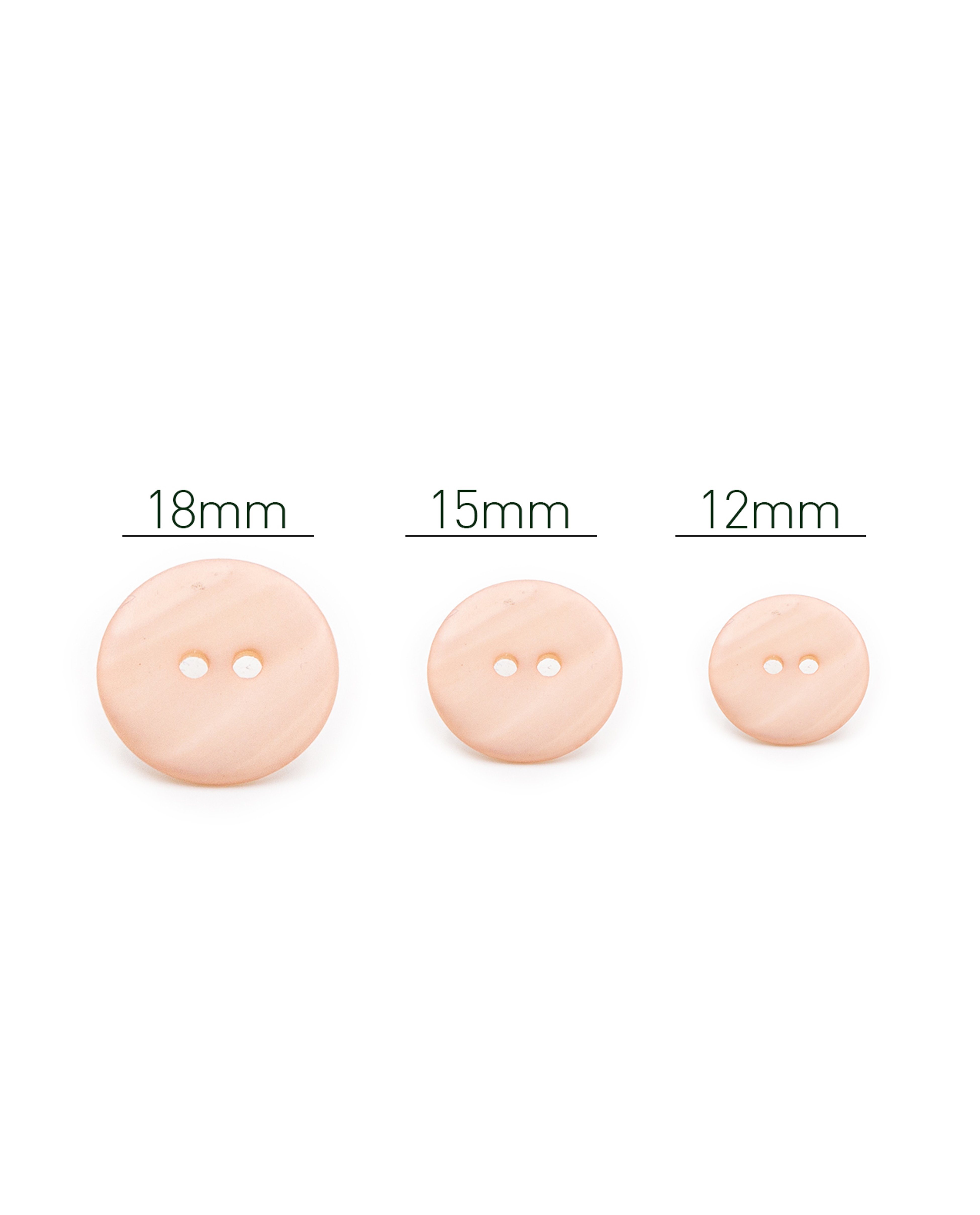Lot De 5 Boutons Nacre Colorée