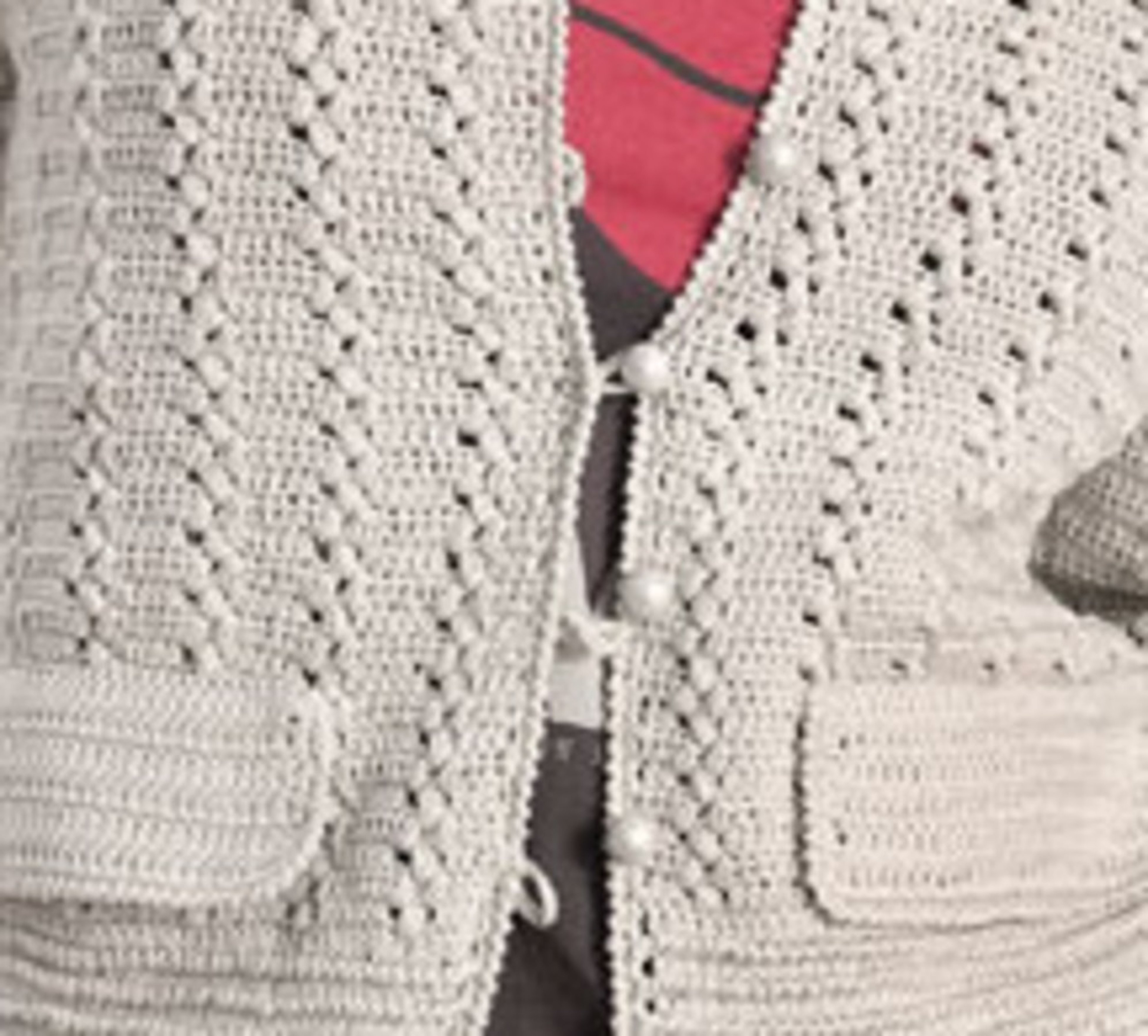 Women's Tight Stitch Crochet Jacket