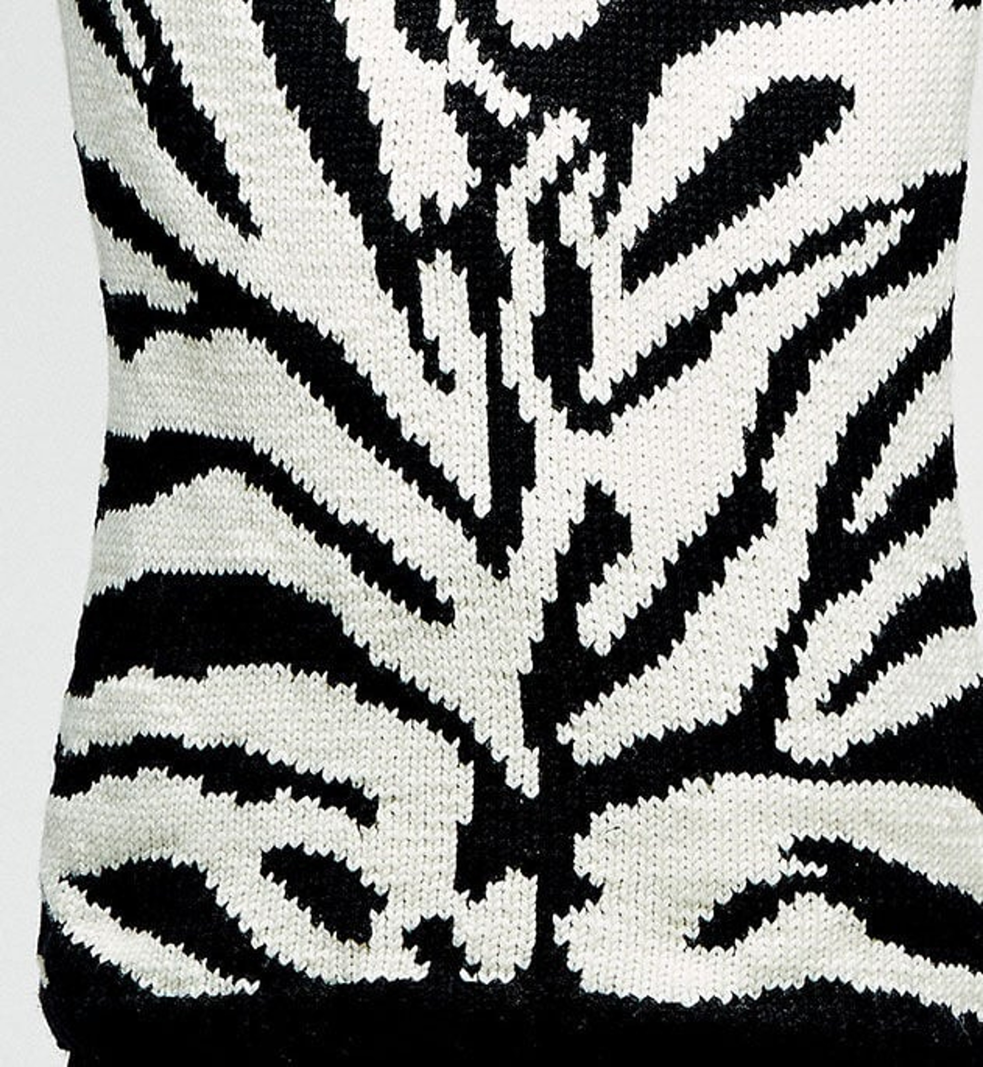 Modèle Pull Femme Motif Zèbre