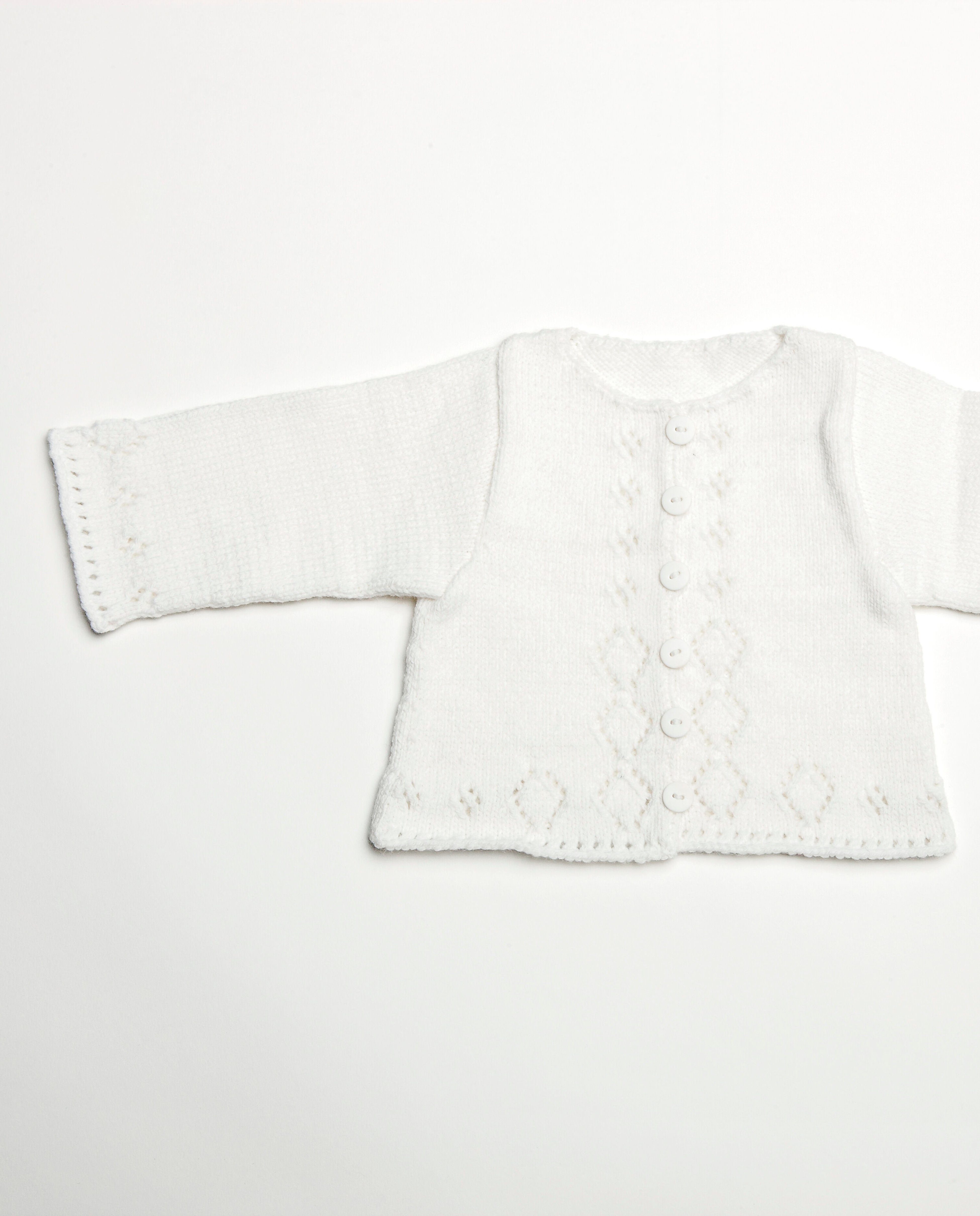 Baby Crew Neck Cardigan Pattern