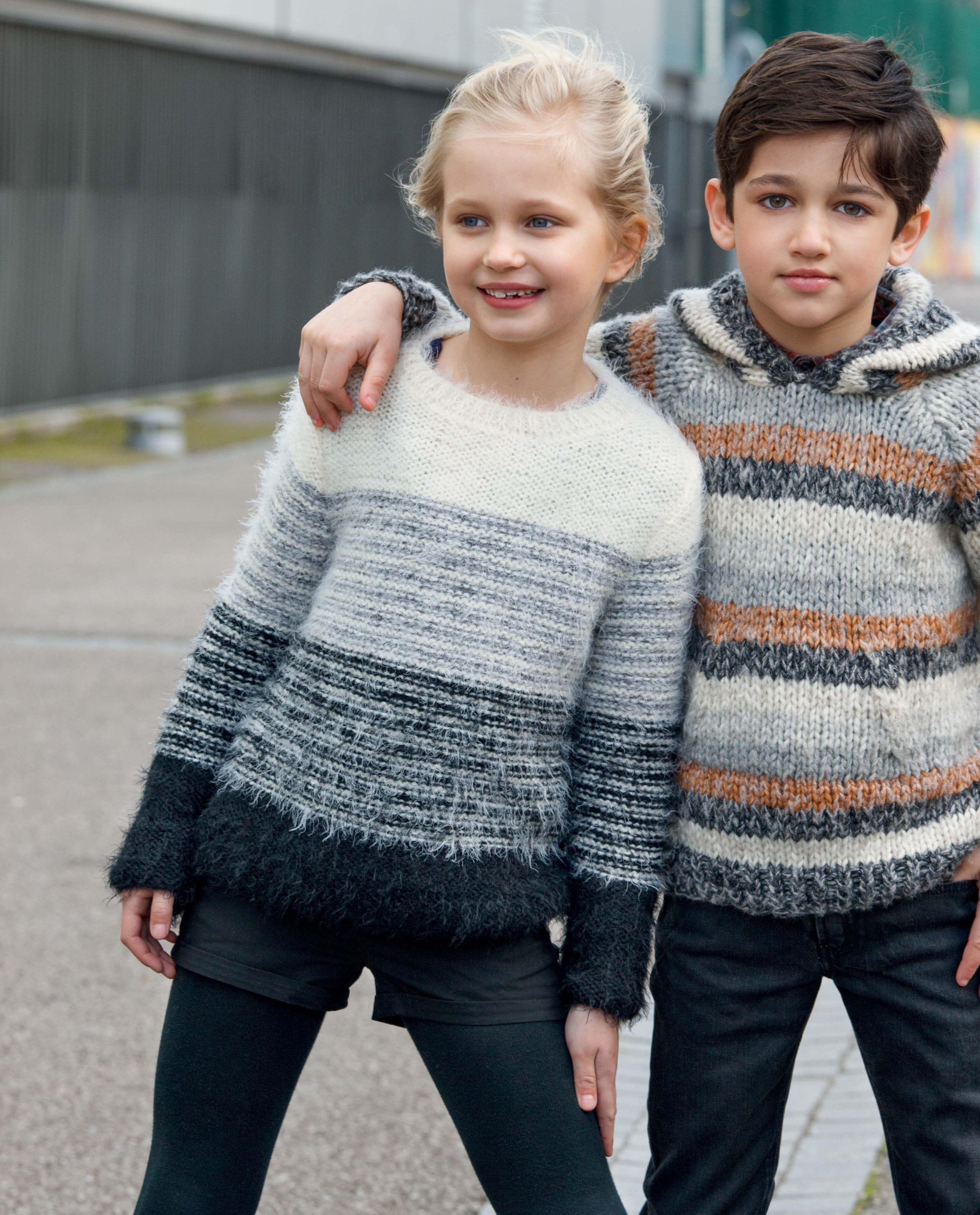 Gestreept trui-model Beaugency Meisje