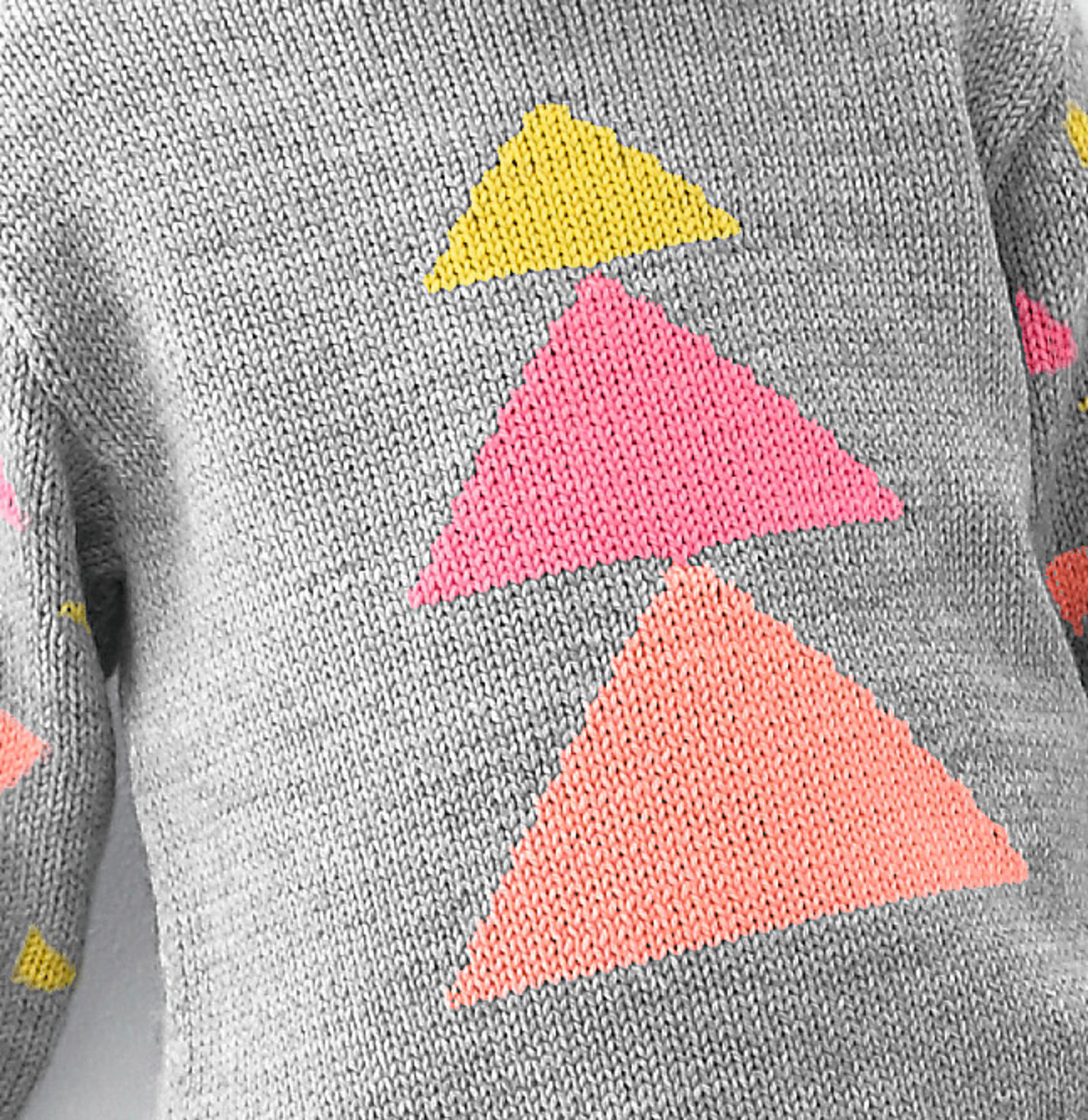 Girl's Flannel Jacquard Sweater Pattern