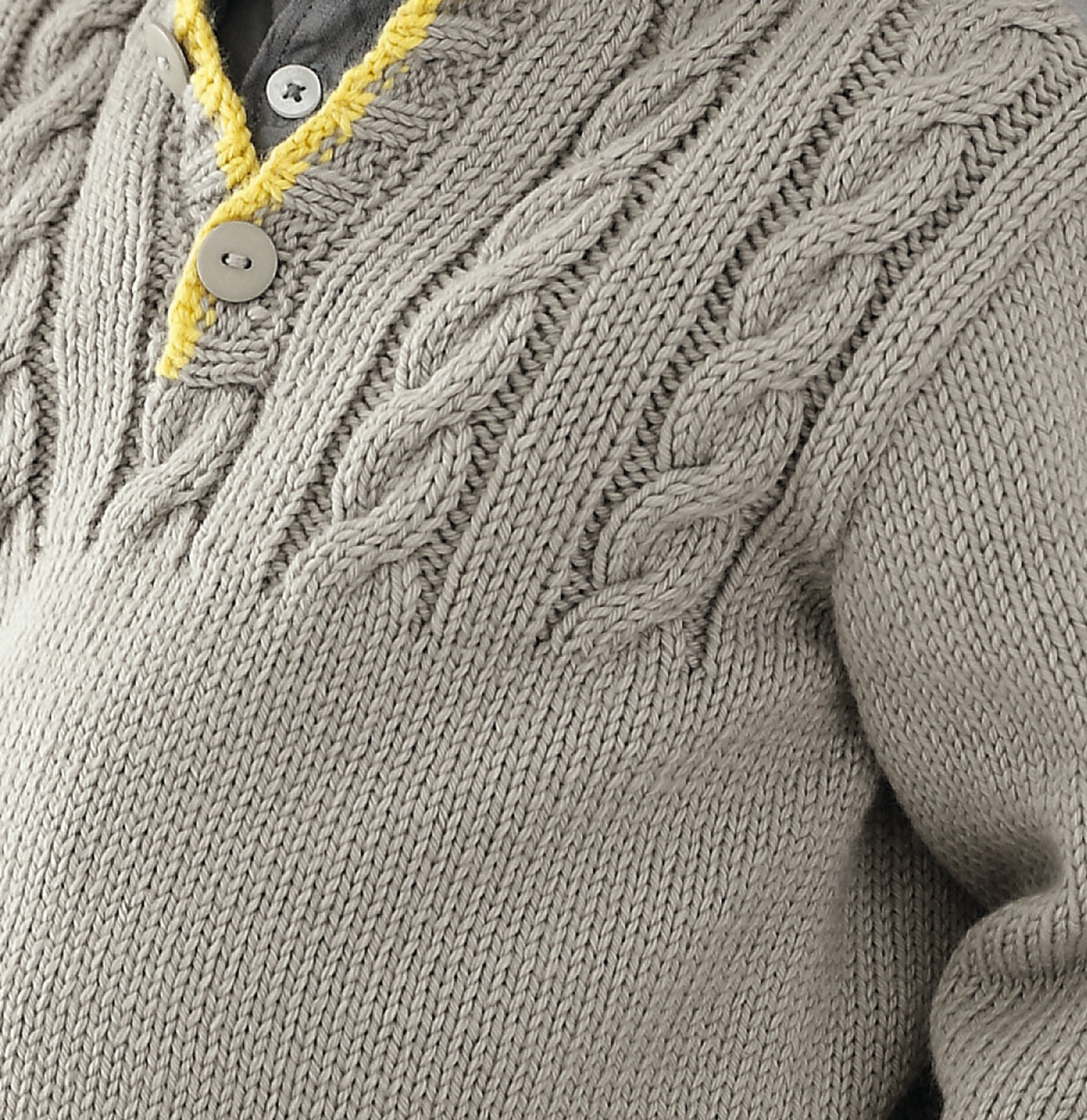 Kindersweater met kabelpatroon Partner 3,5