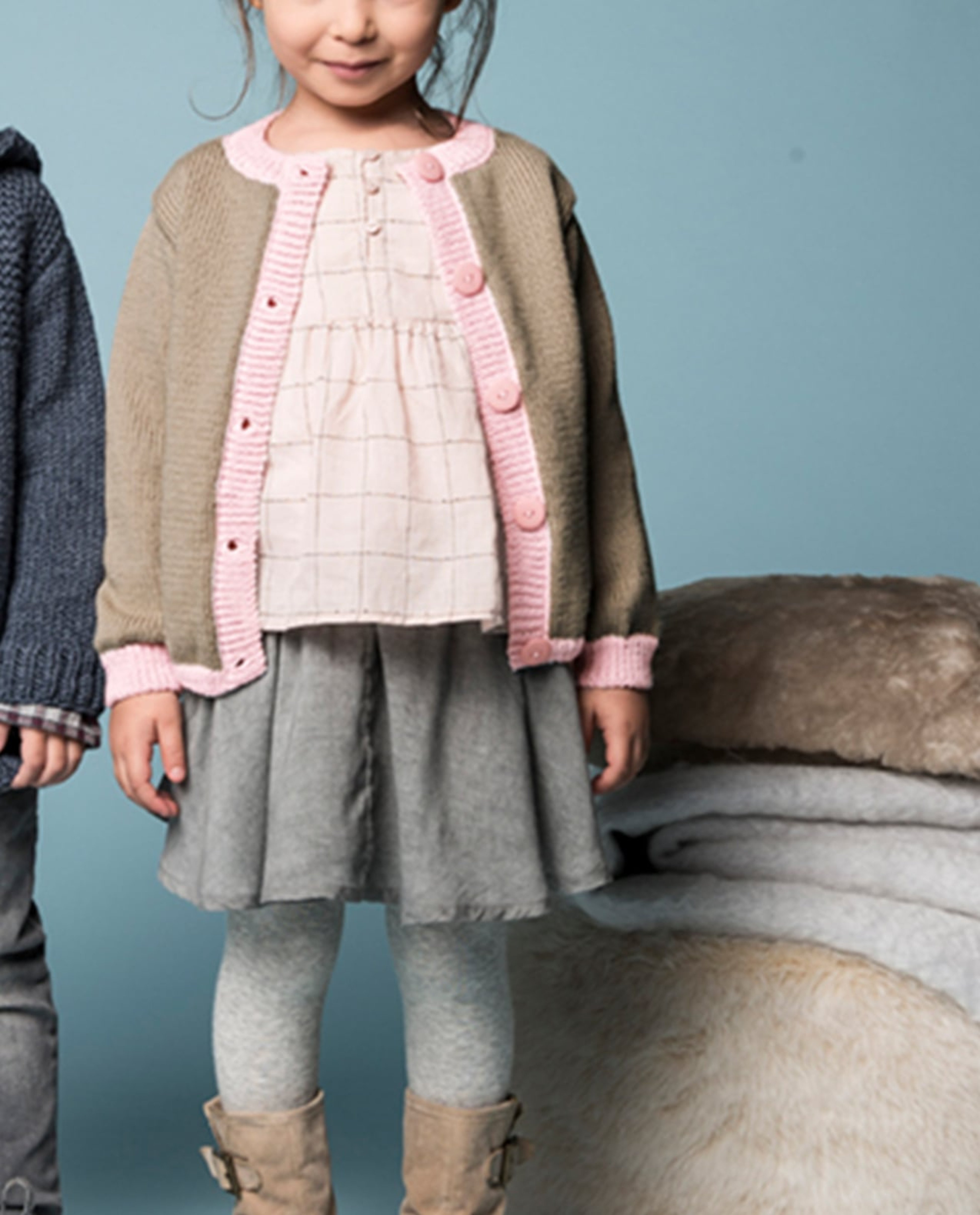 Modèle Cardigan Enfant Lambswool