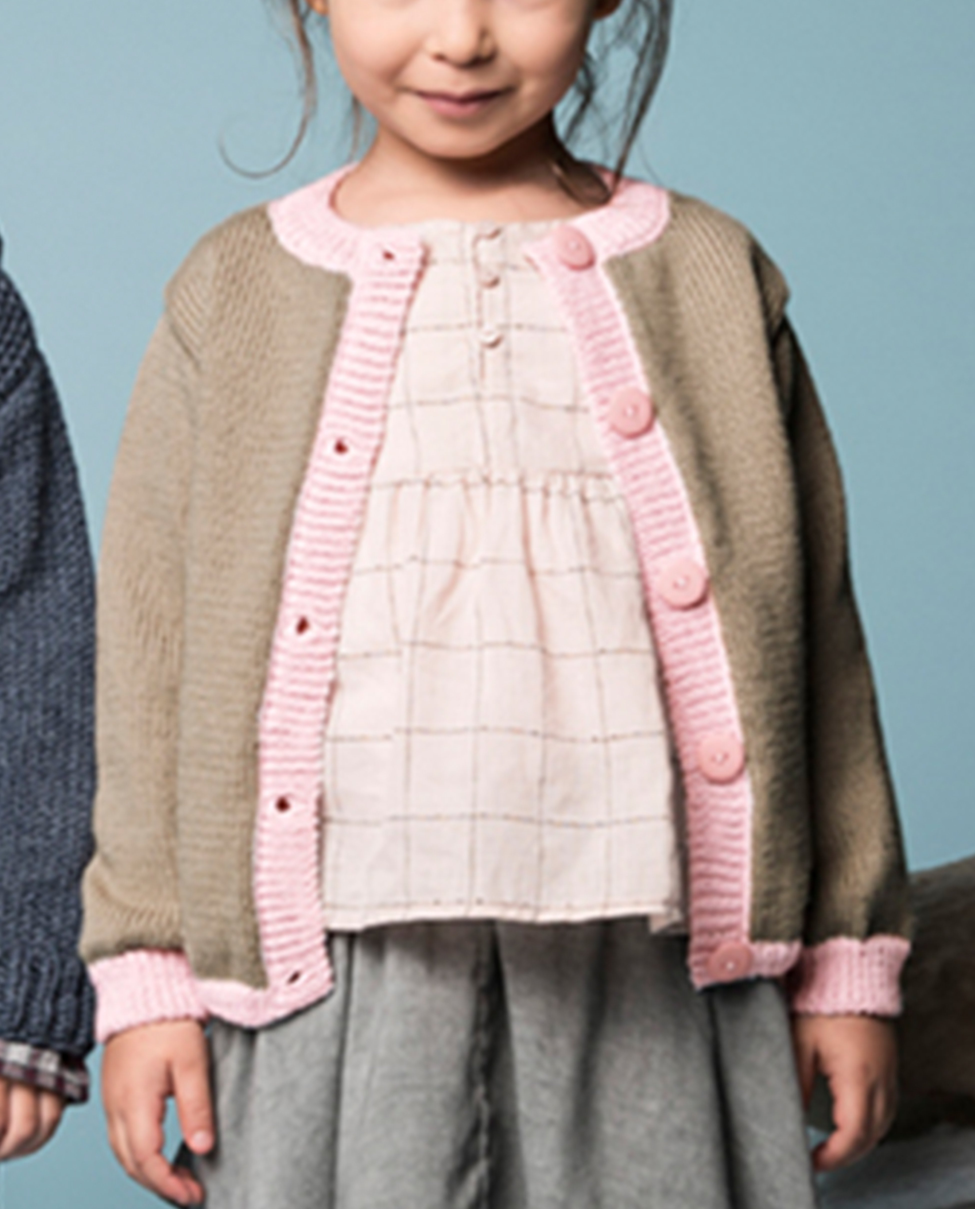 Kinder vest model in Lambswool