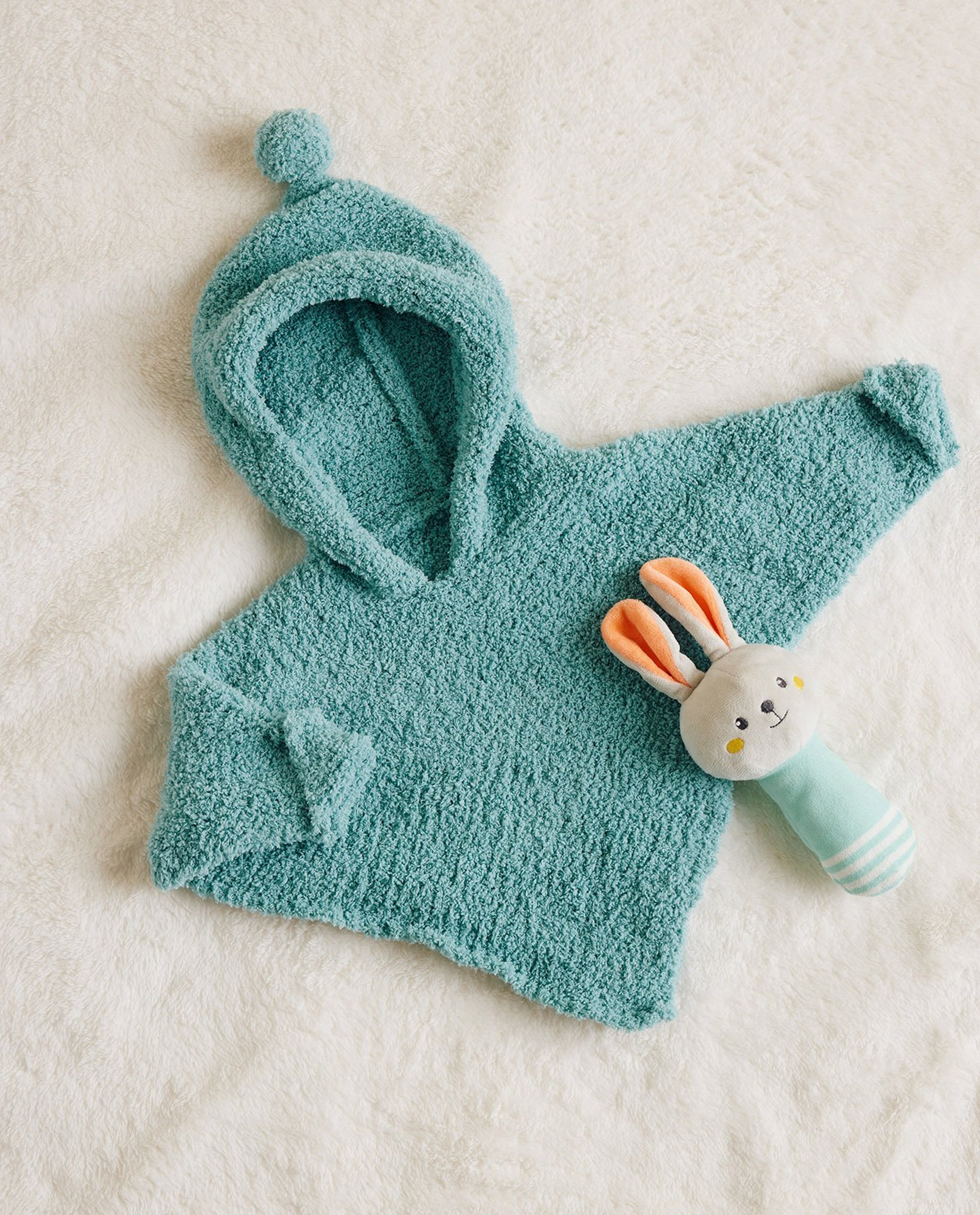 Knit Kit for Benjamin Baby Poncho