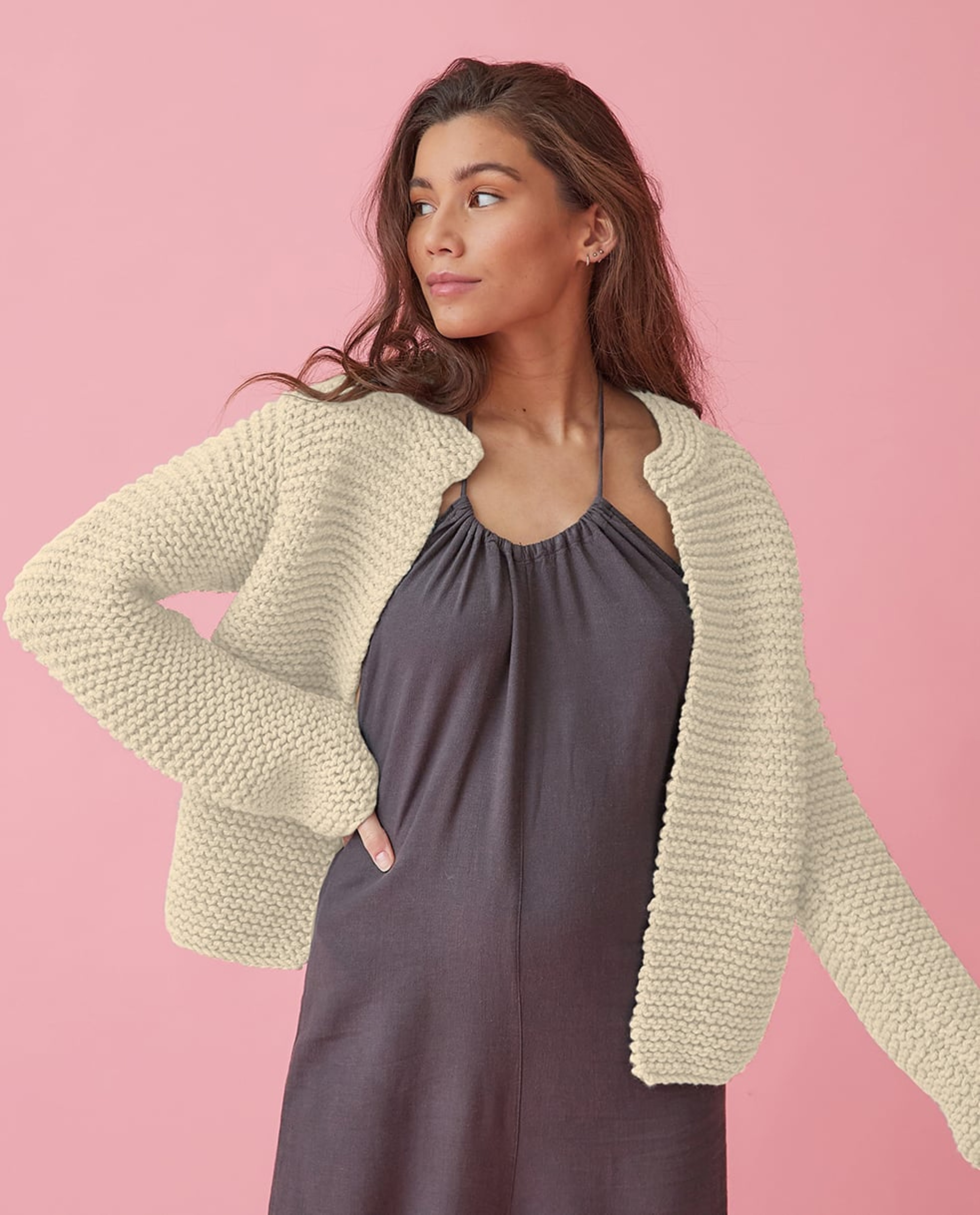 Kit Tricot Veste Débutant Gaia