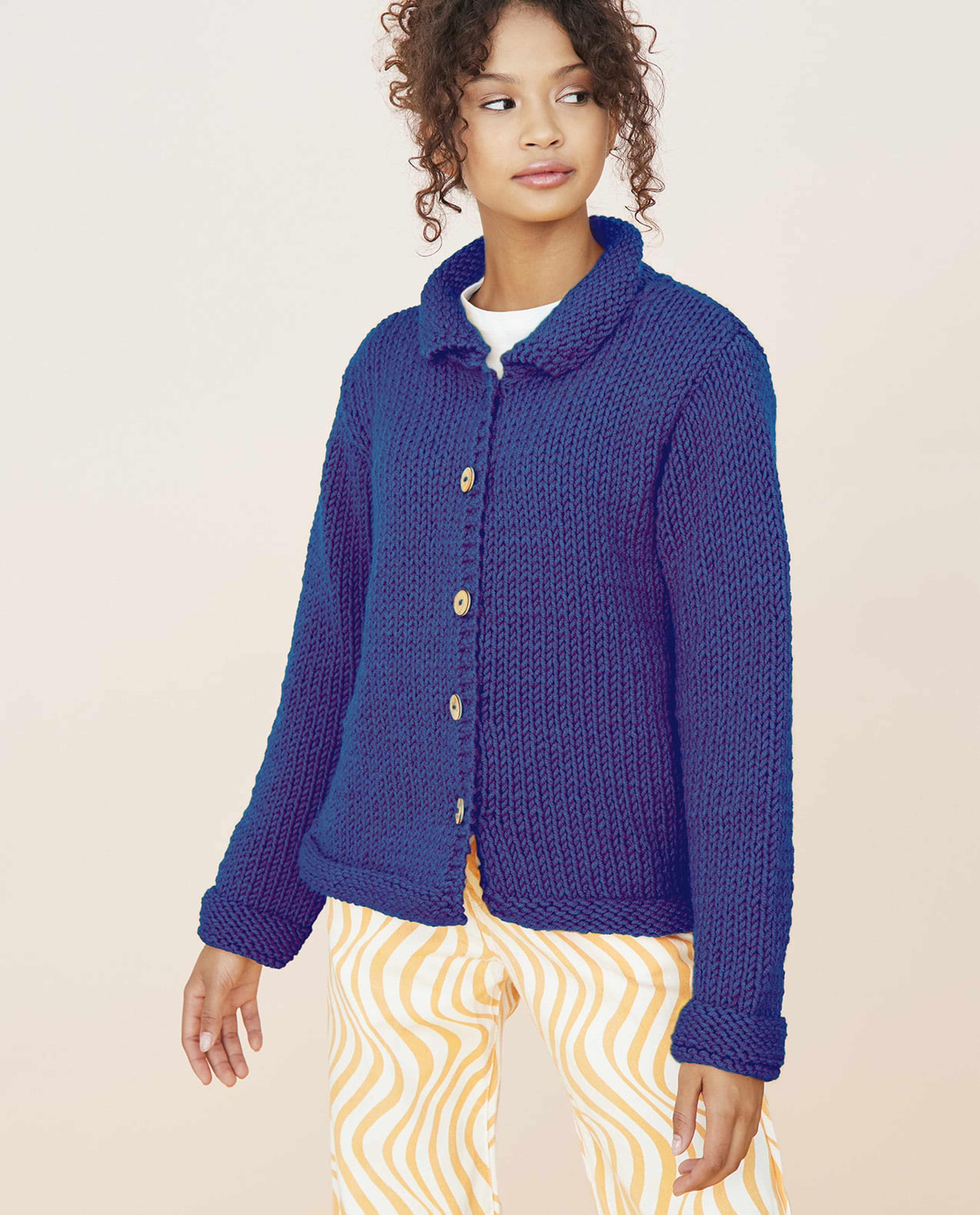 Kit Tricot Veste Femme Big