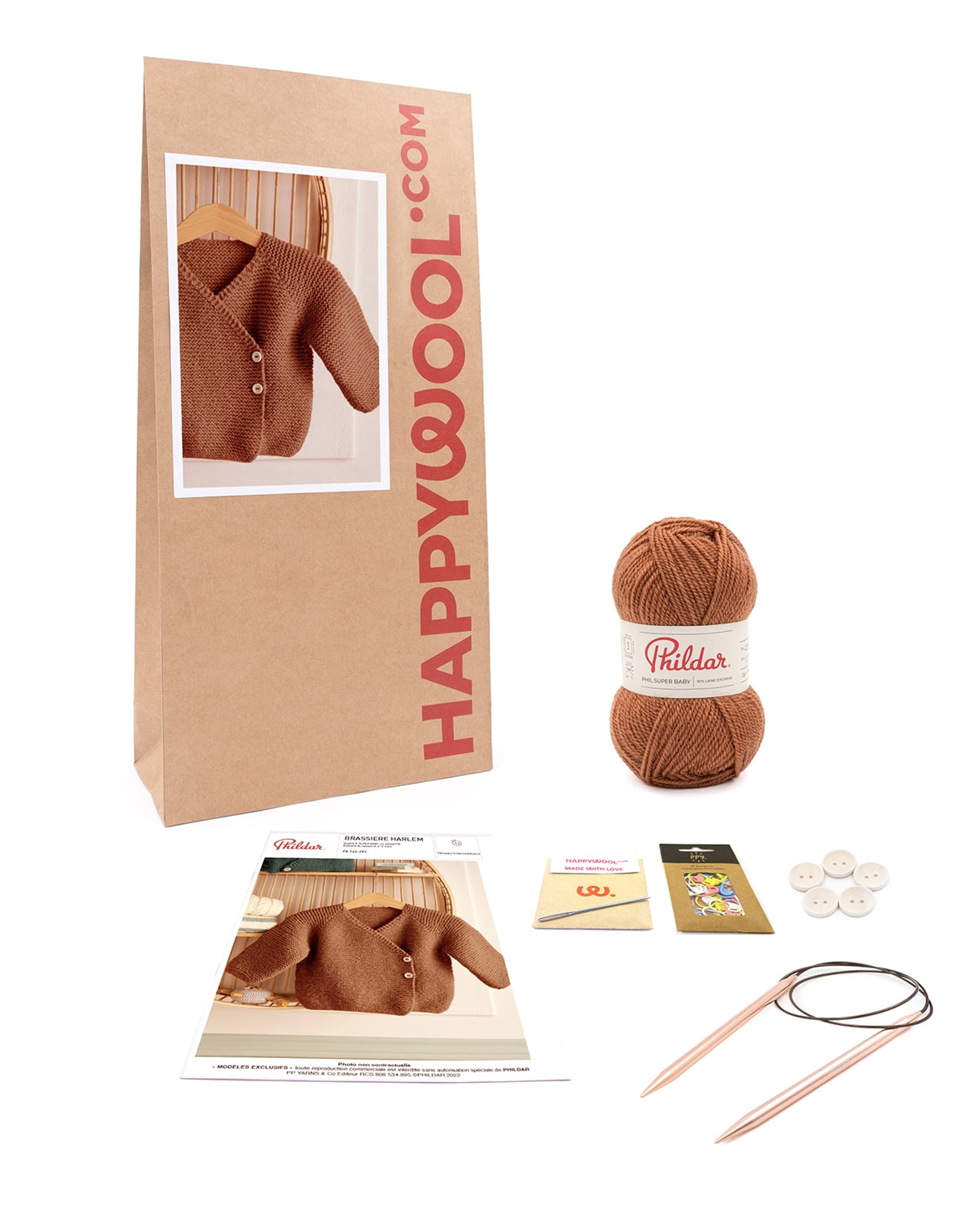 Kit Tricot Brassière Laine Harlem