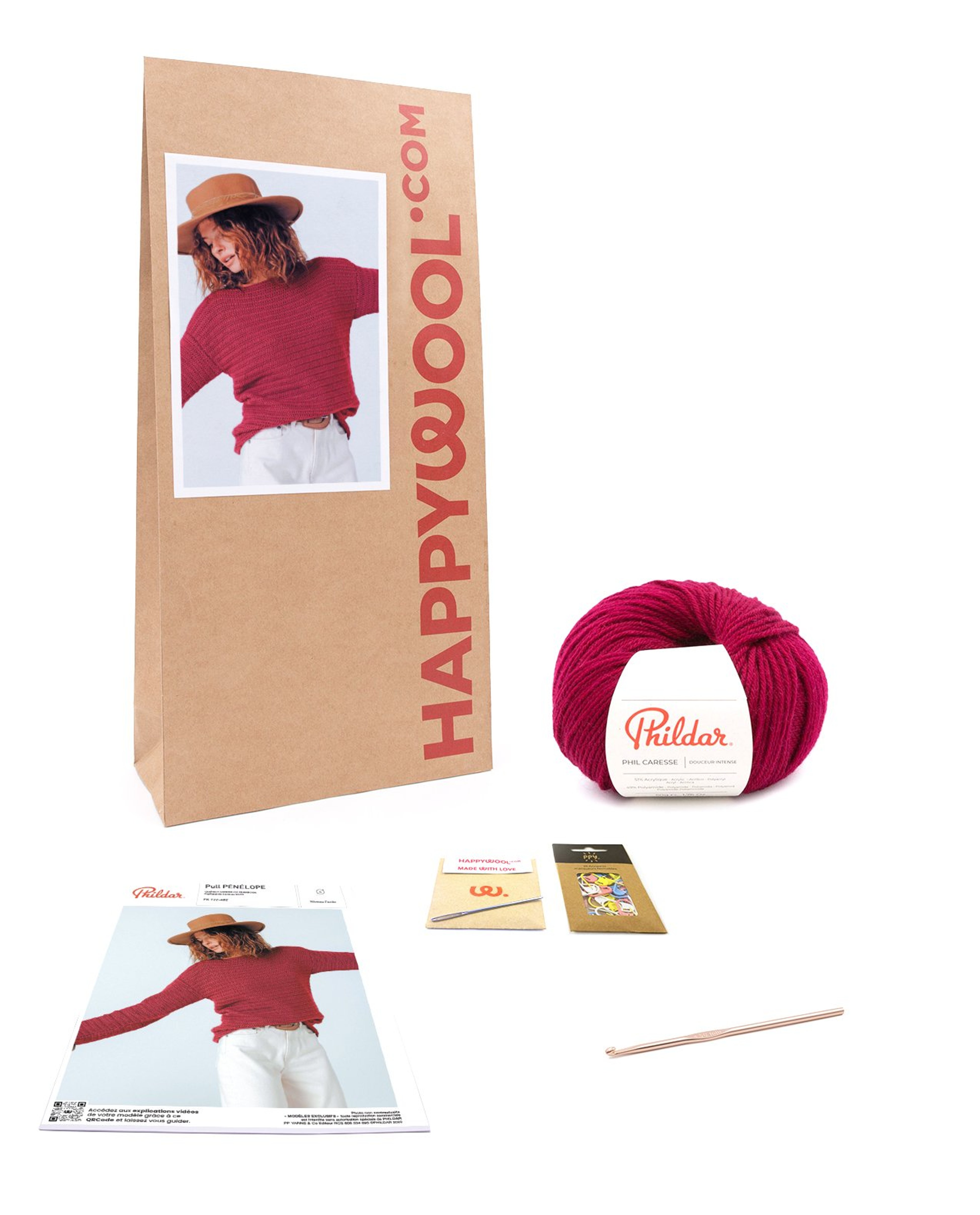 Kit Crochet Pull Femme Pénélope