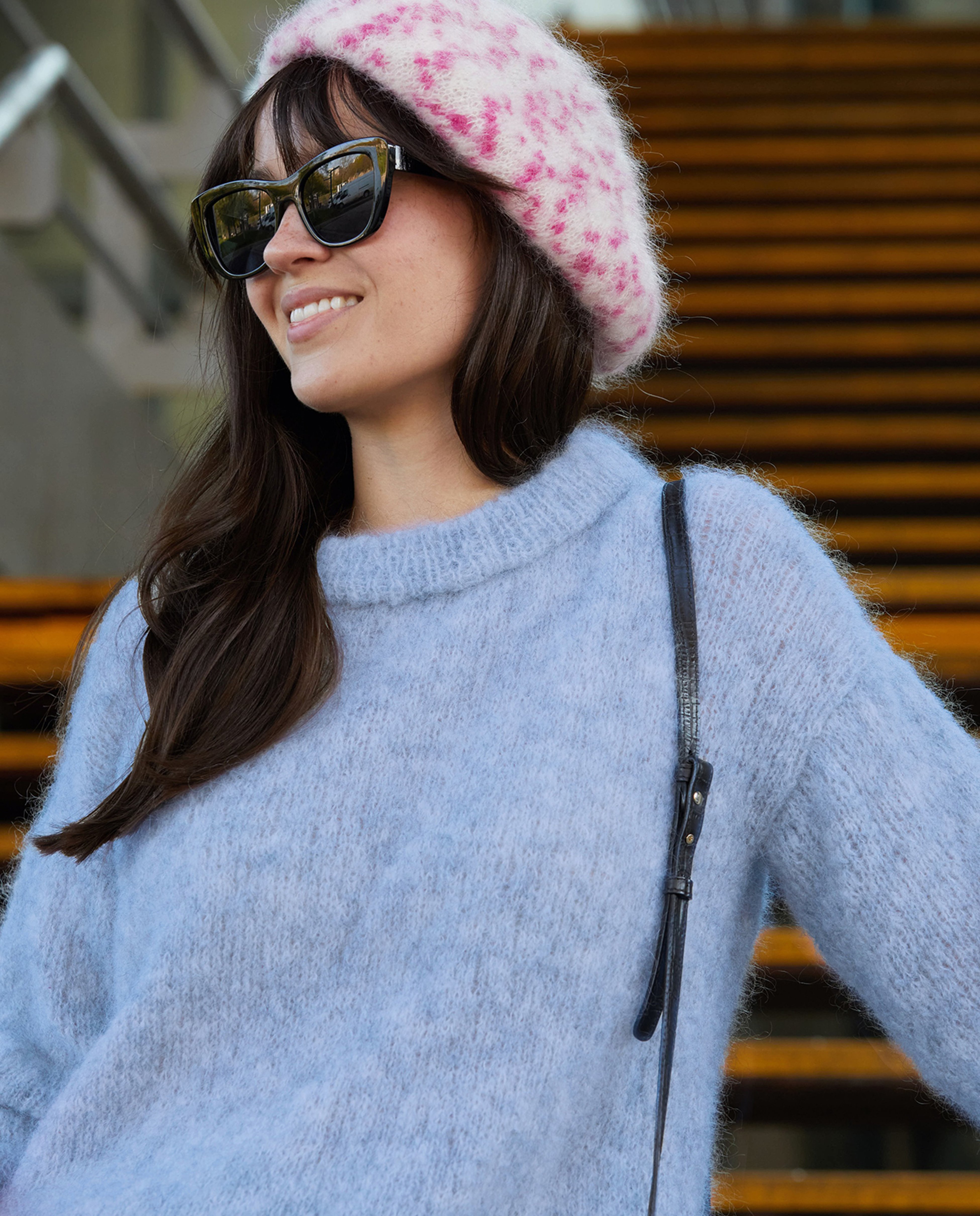 Kit Tricot Pull Mohair Femme Nine