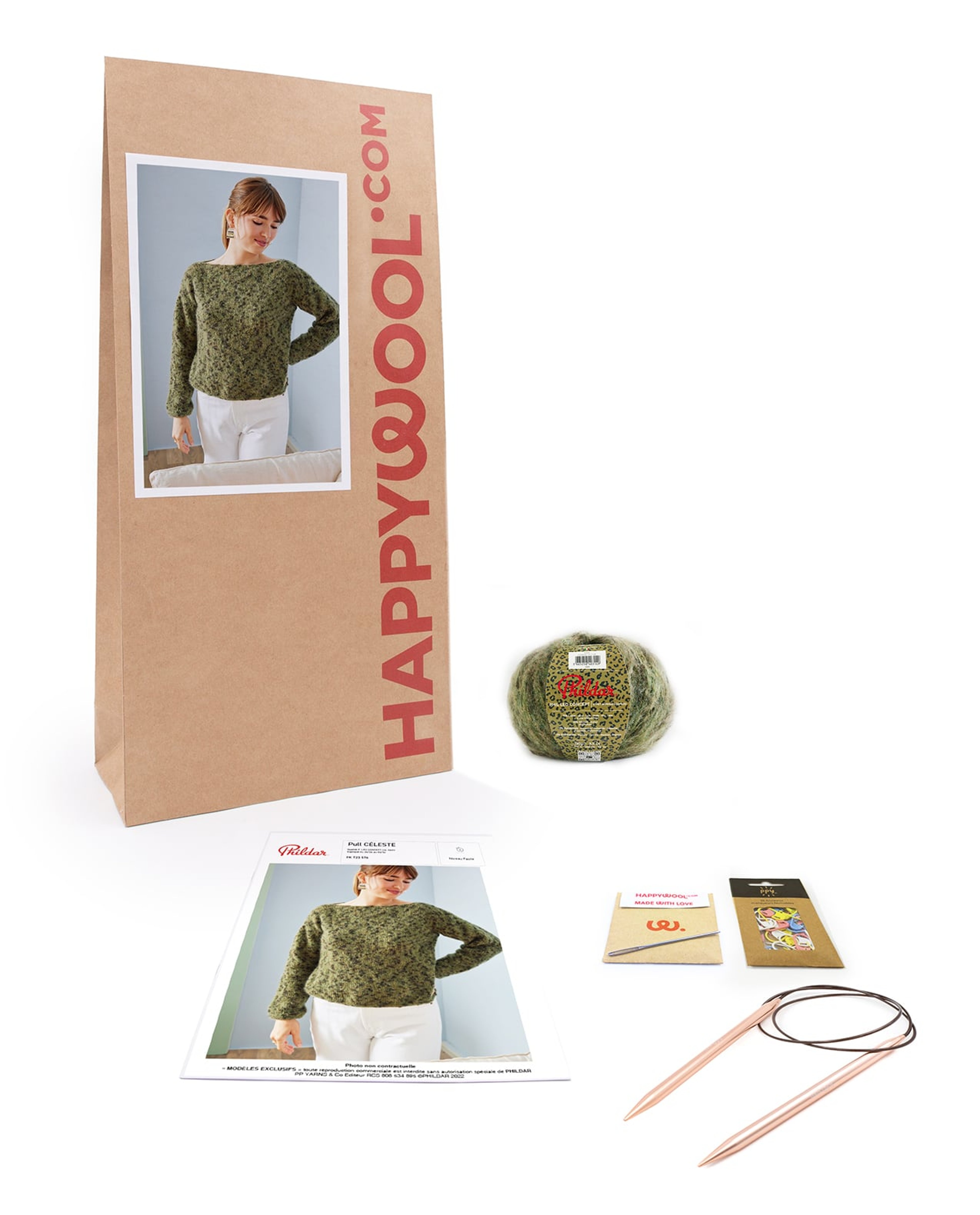 Breipakket Mohair Trui Céleste