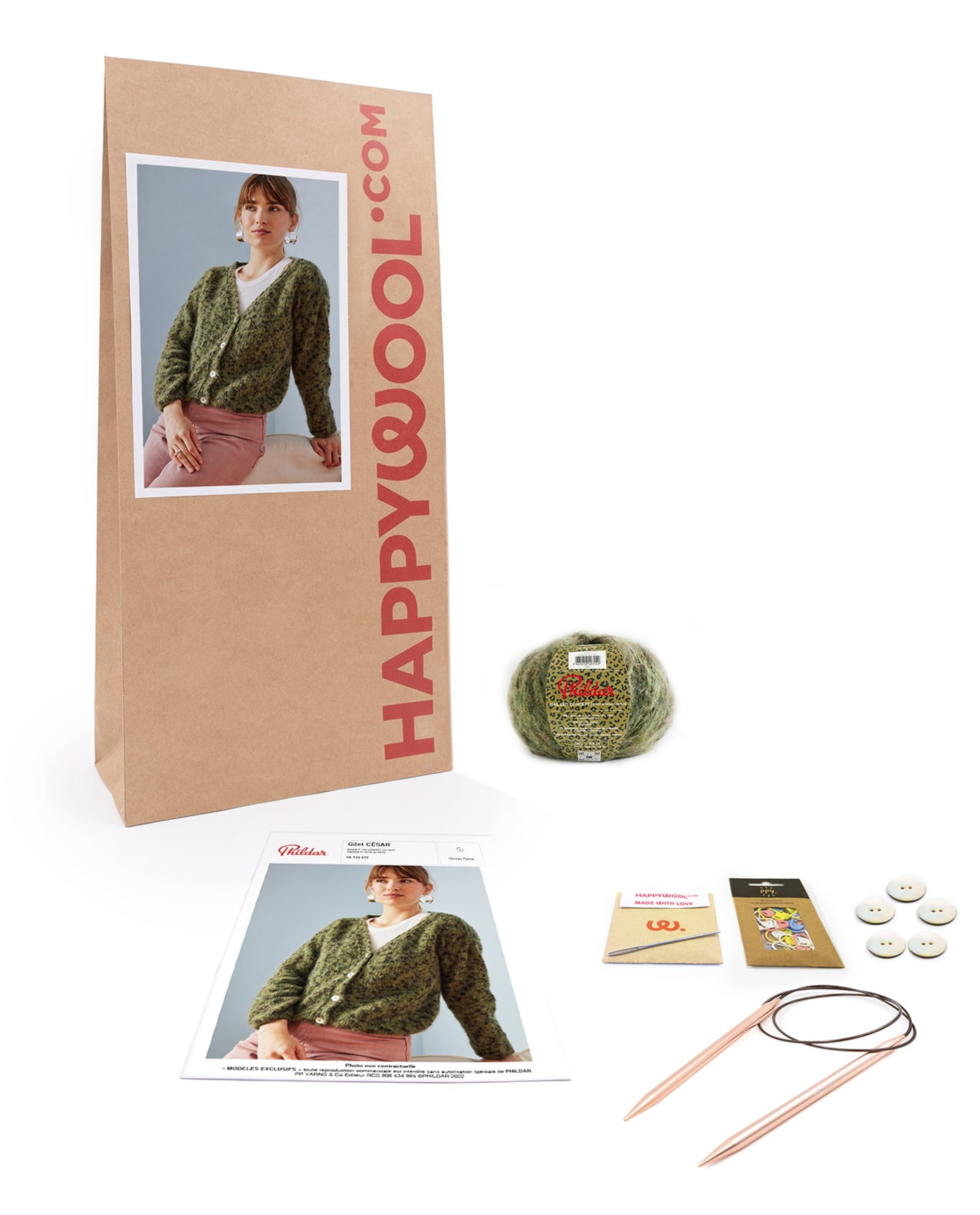 Breipakket Mohair Vest César