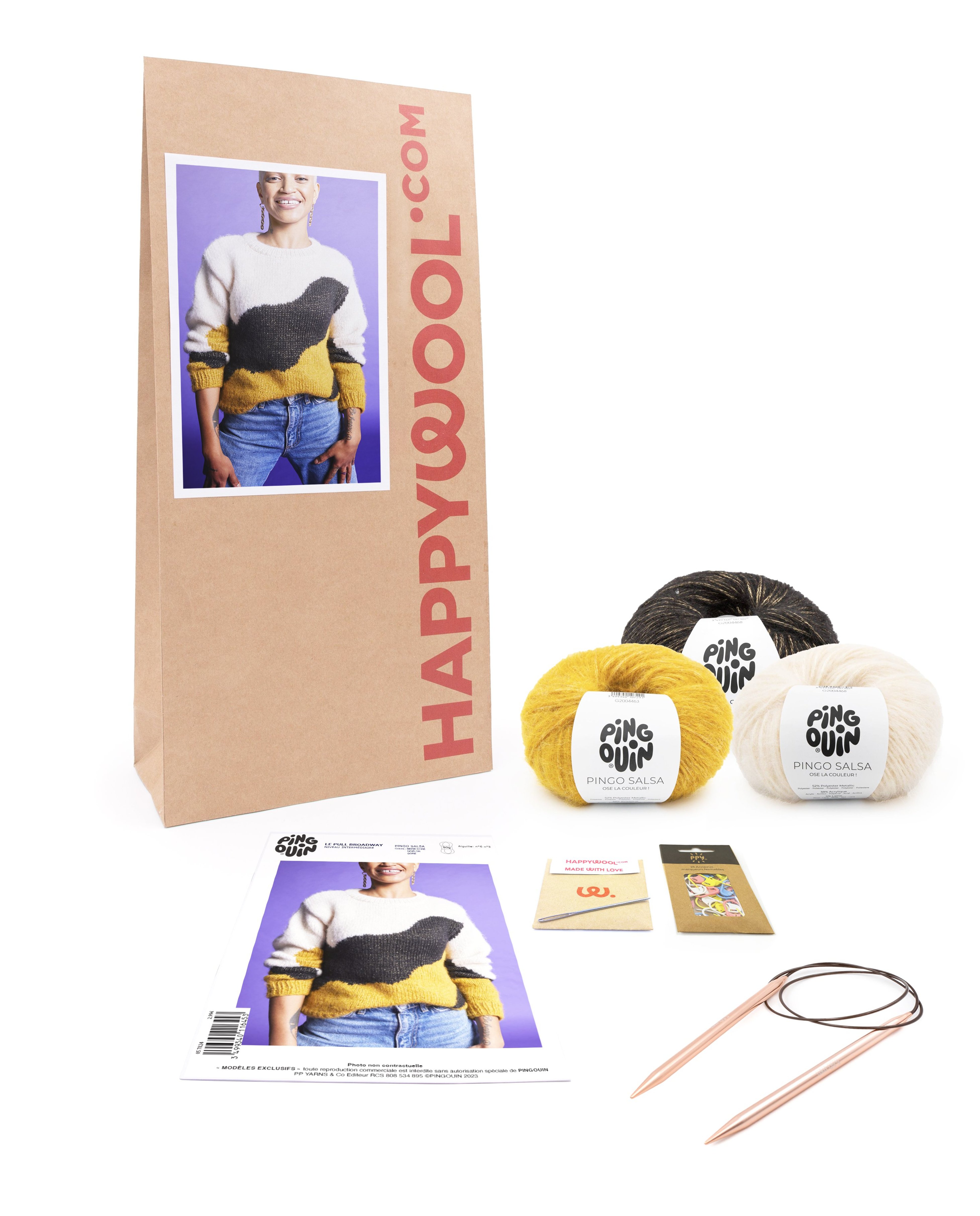 Kit Tricot Pull Femme Broadway