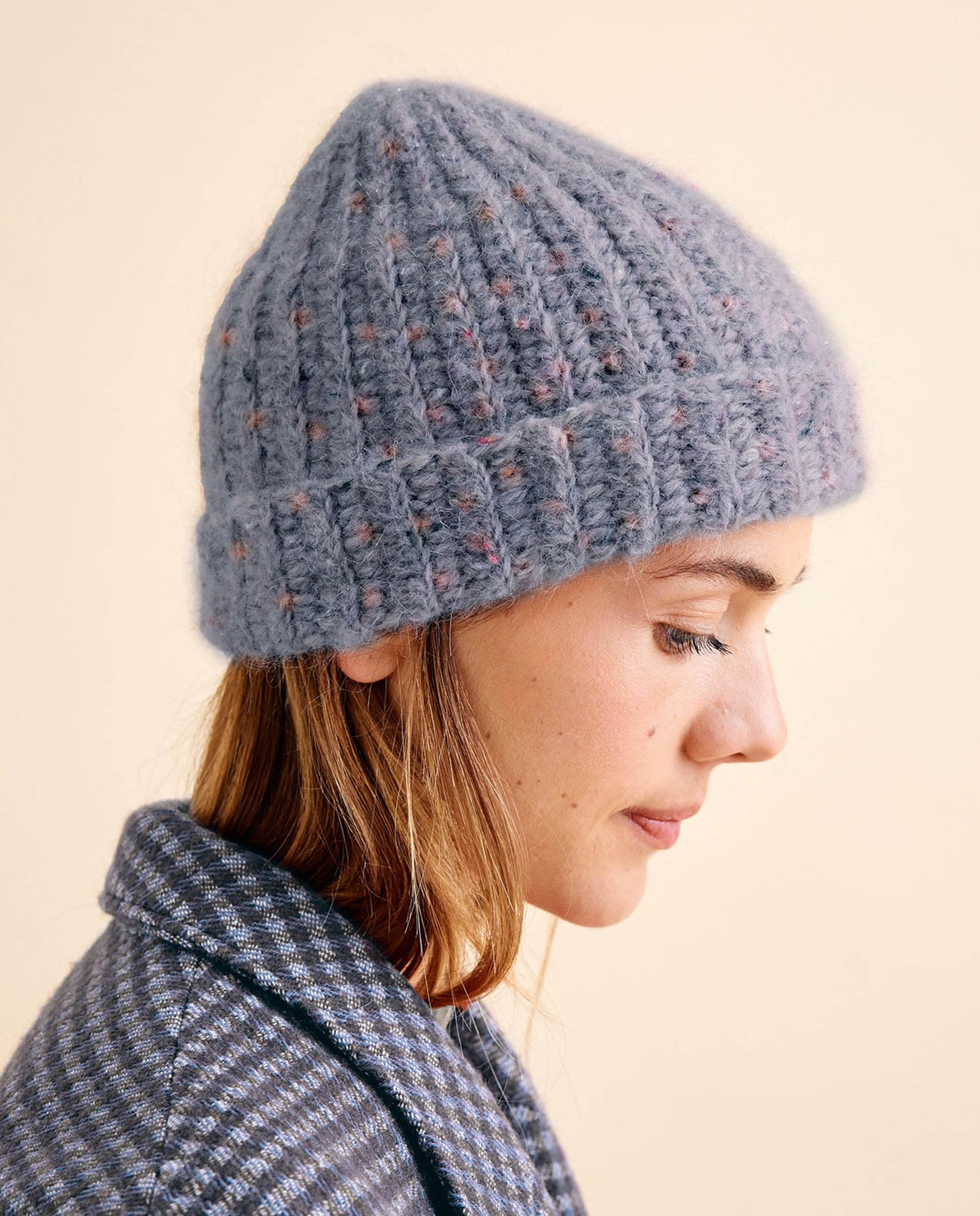 Kit Crochet Bonnet A Cotes Bulle