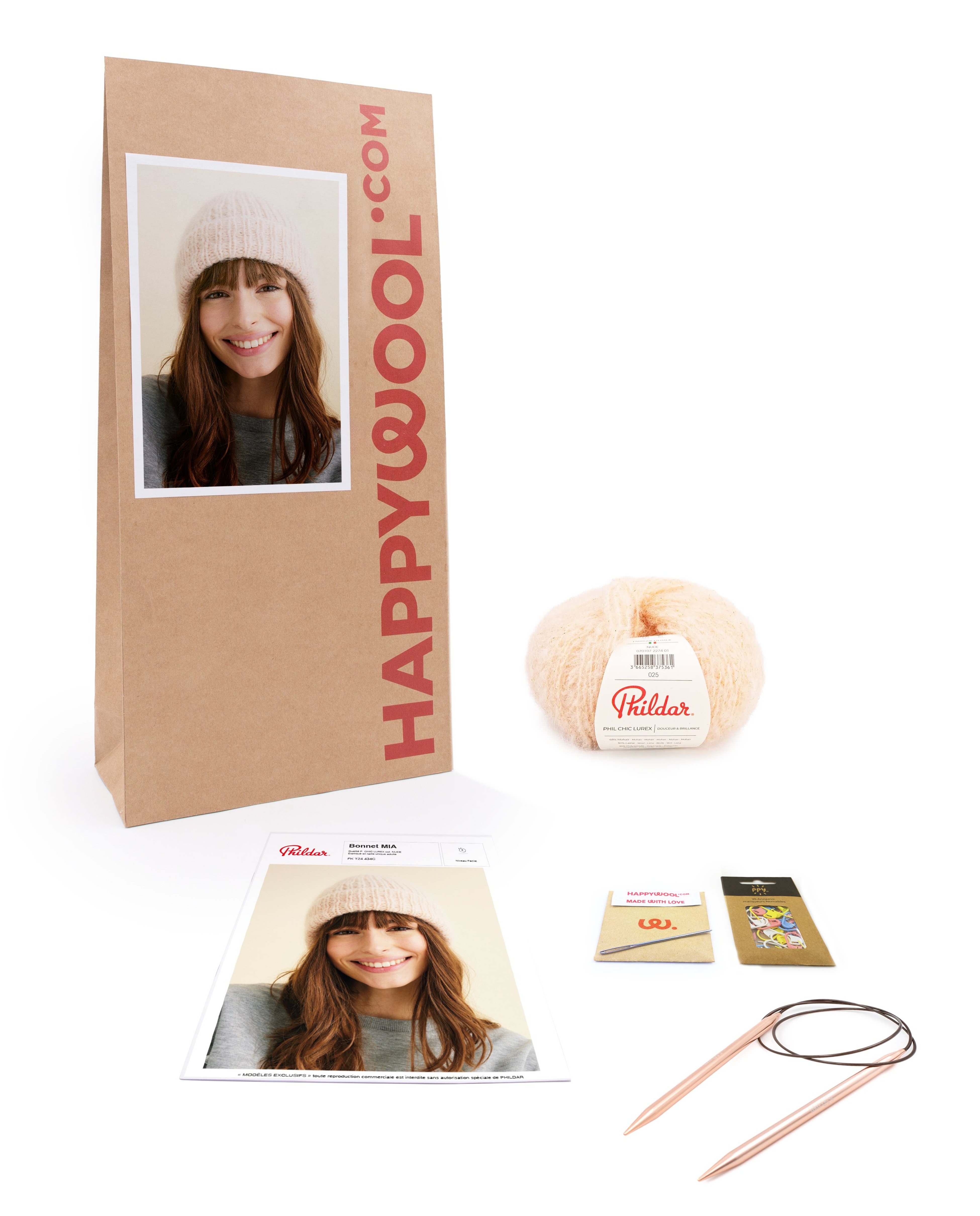 Kit Tricot Femme Bonnet Mia