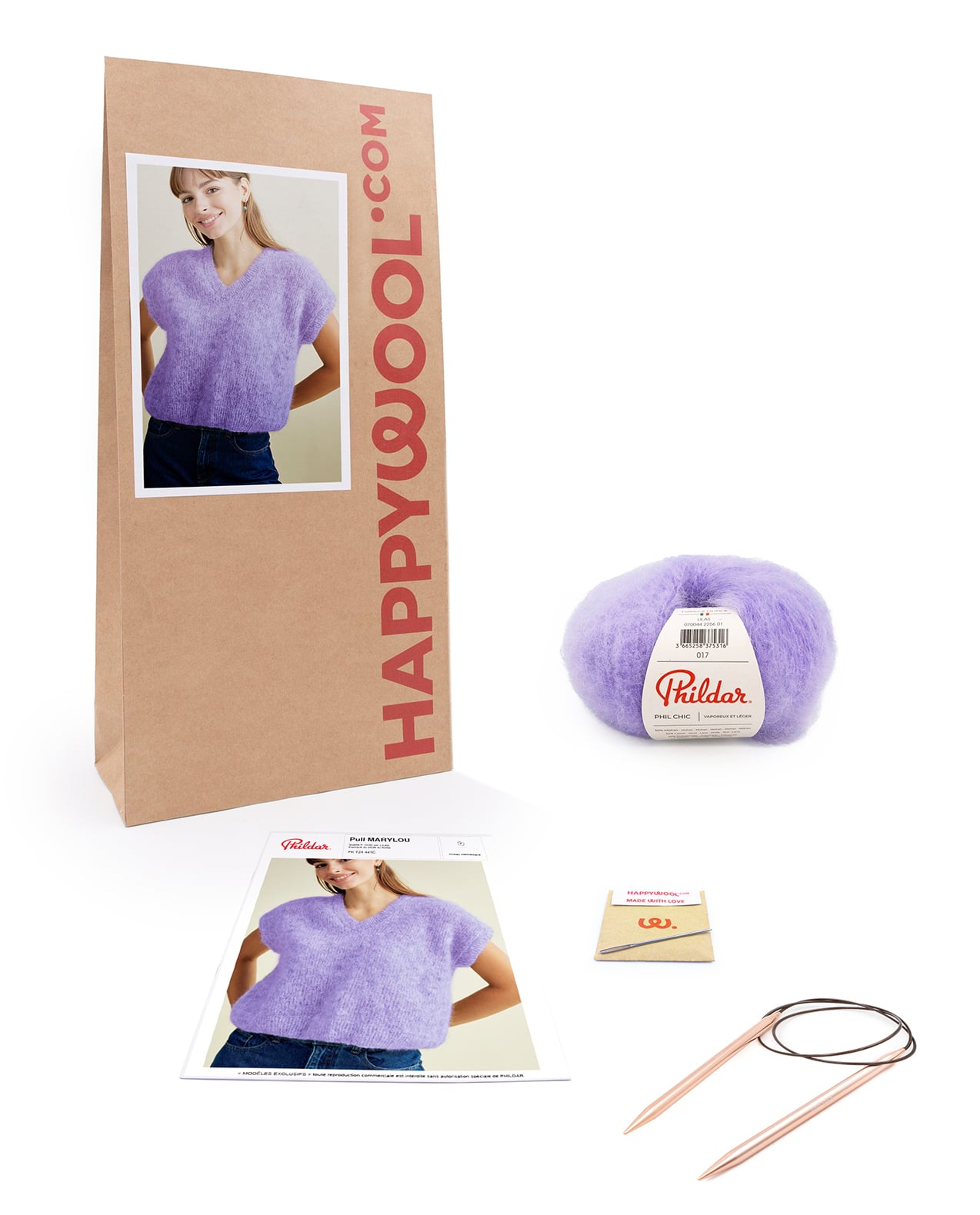 Women's Knitting Kit - Marylou Sweater