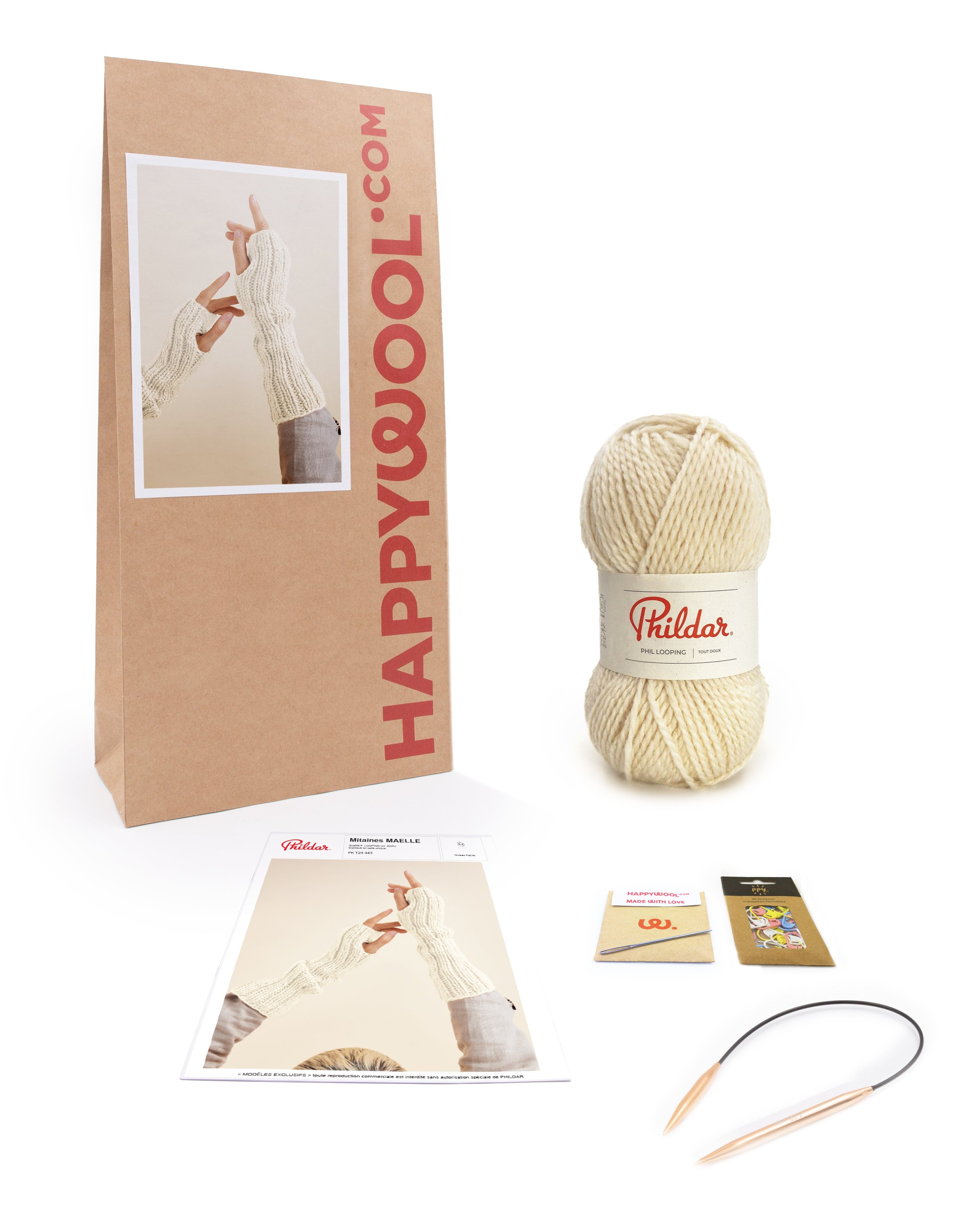 Kit Tricot Femme Mitaines Maelle