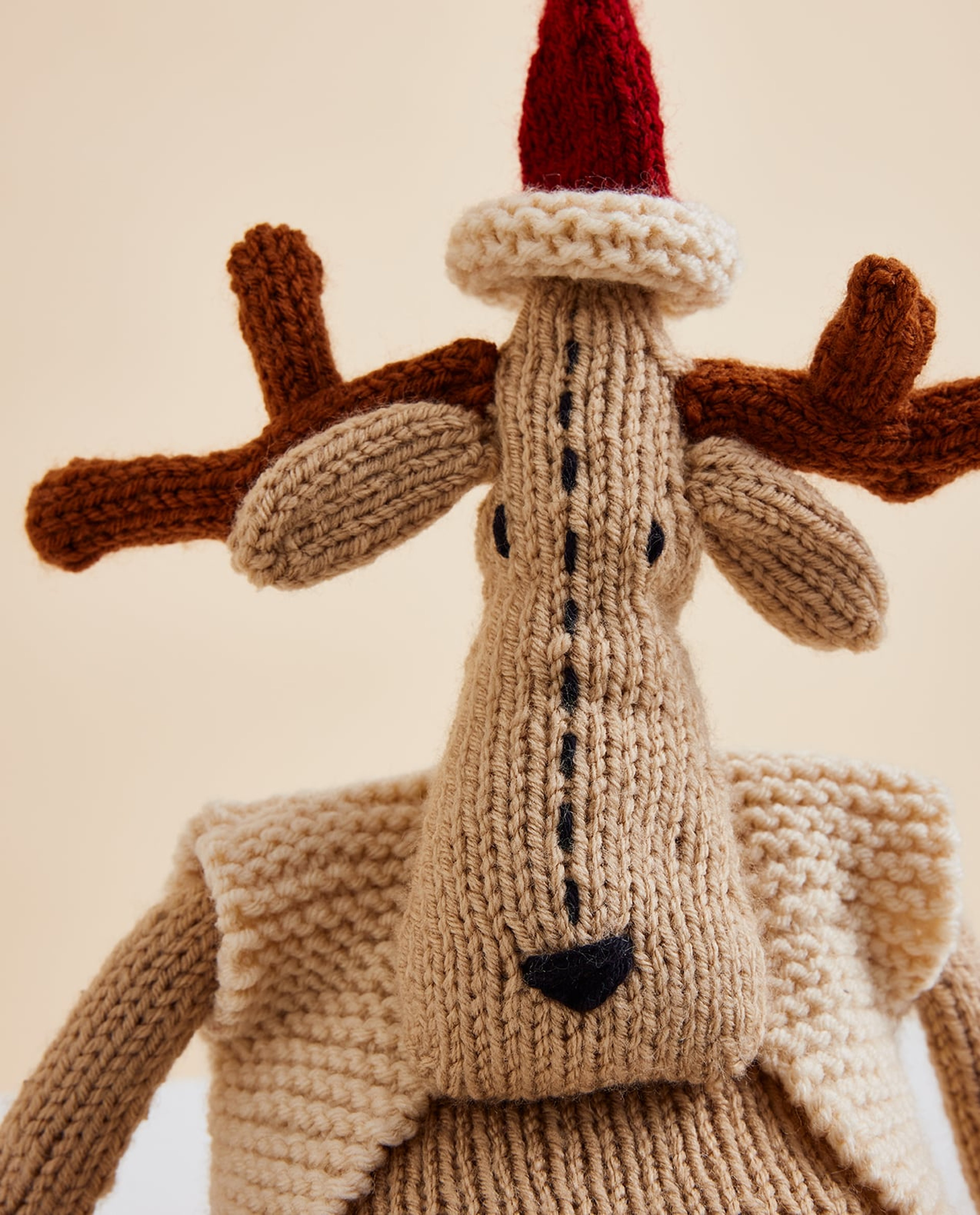 Kit Tricot Amigurumi Renne De Noel