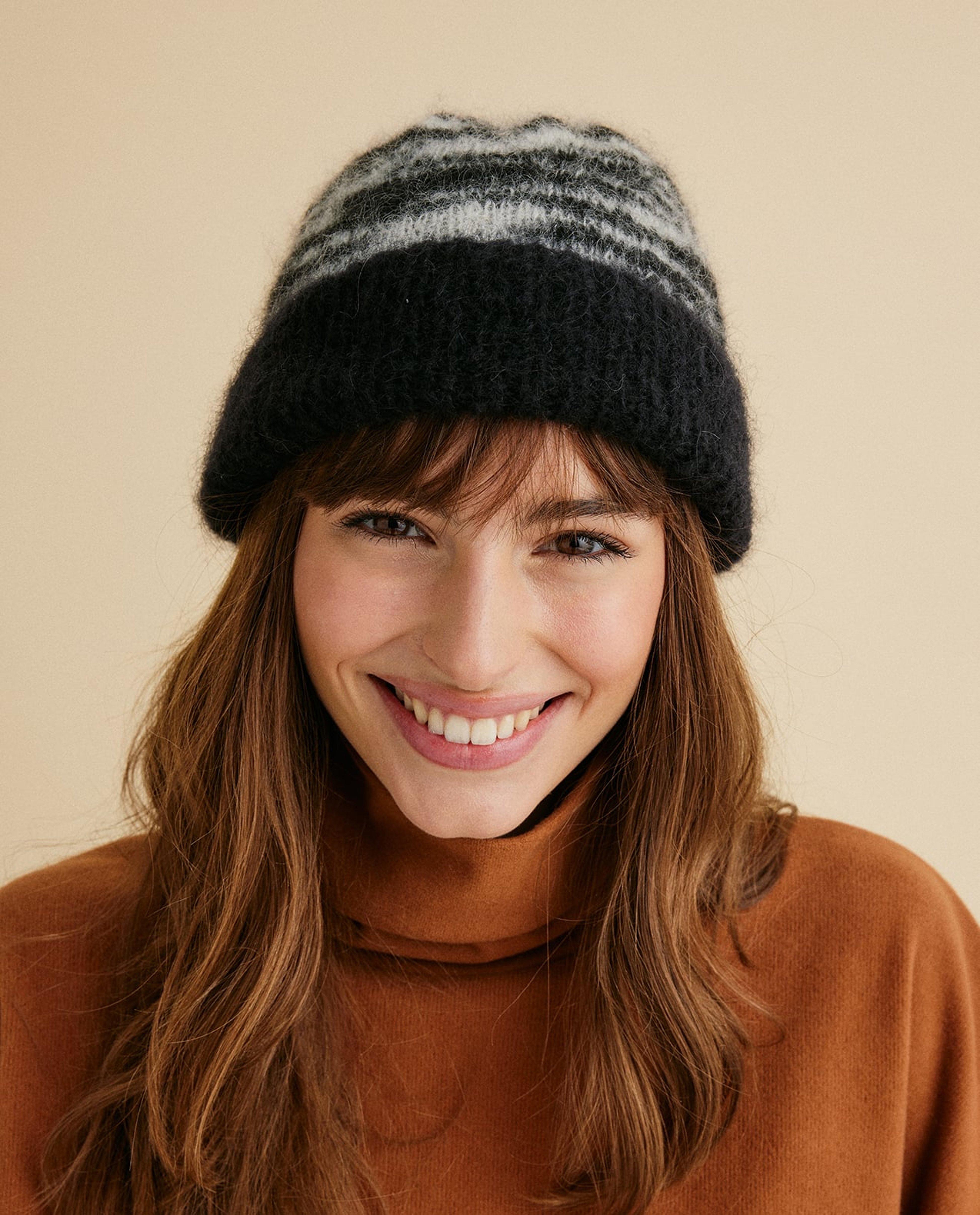 Kit Tricot Bonnet Femme Félin