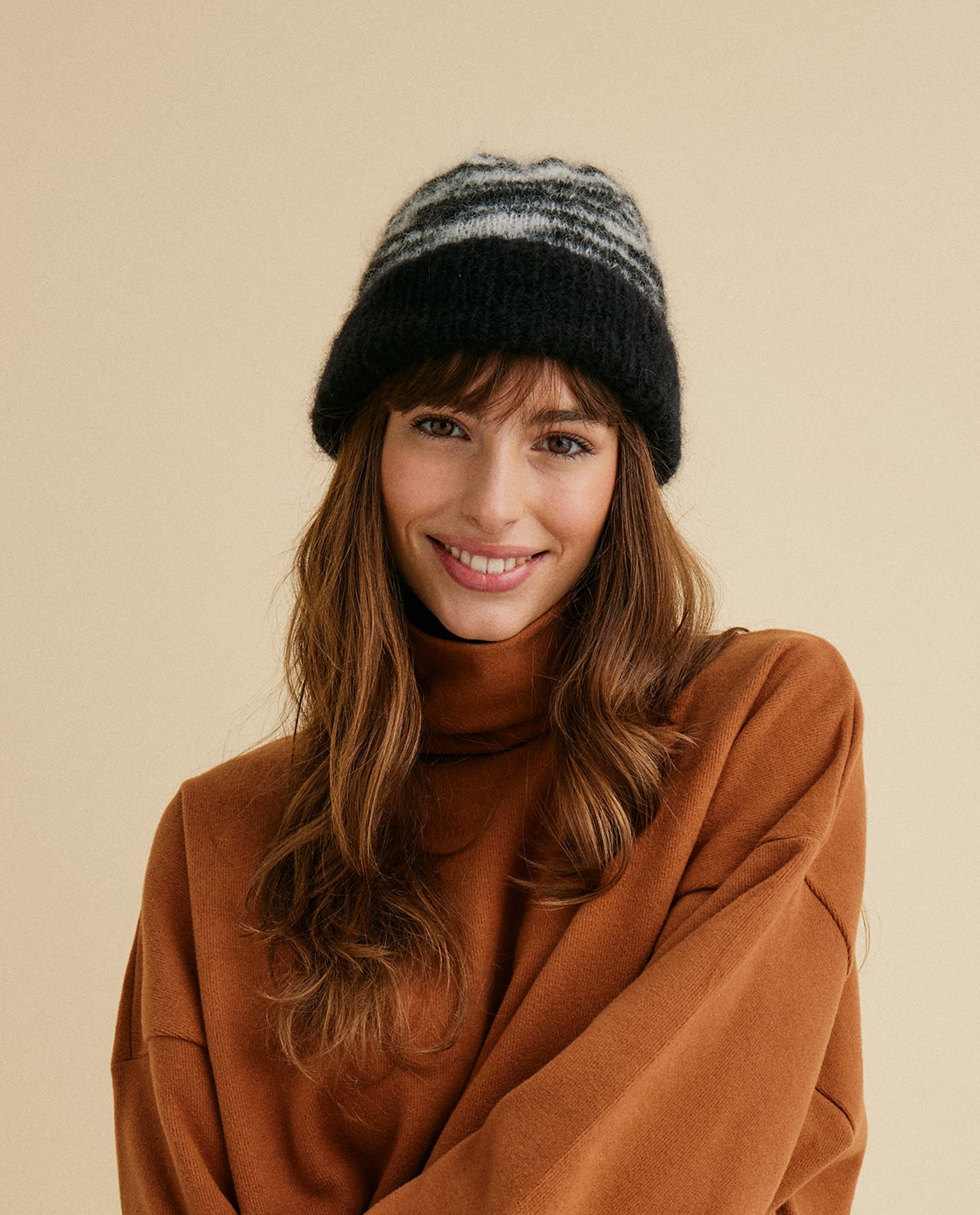 Kit Tricot Bonnet Femme Félin