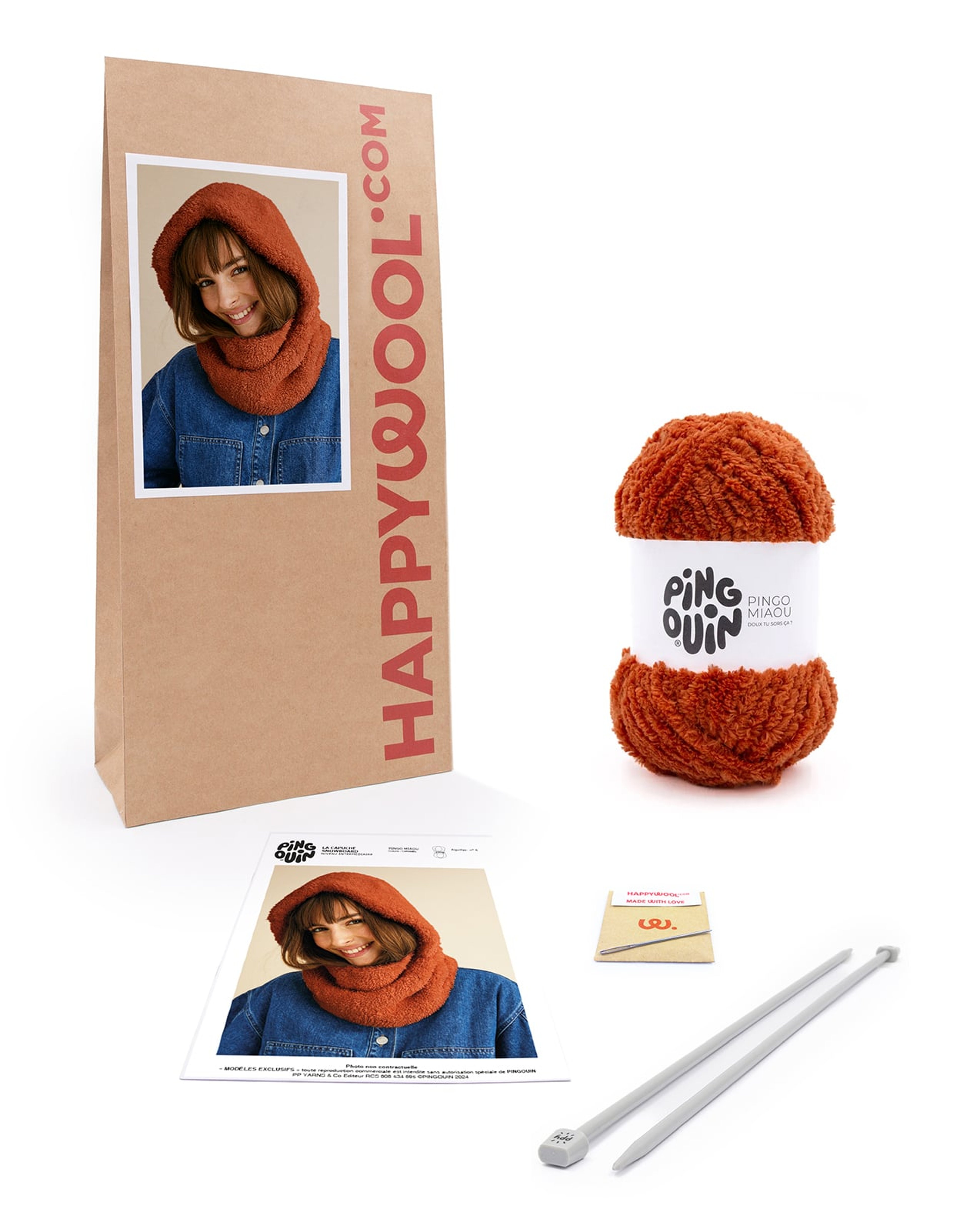 Kit Tricot Capuche Snowboard