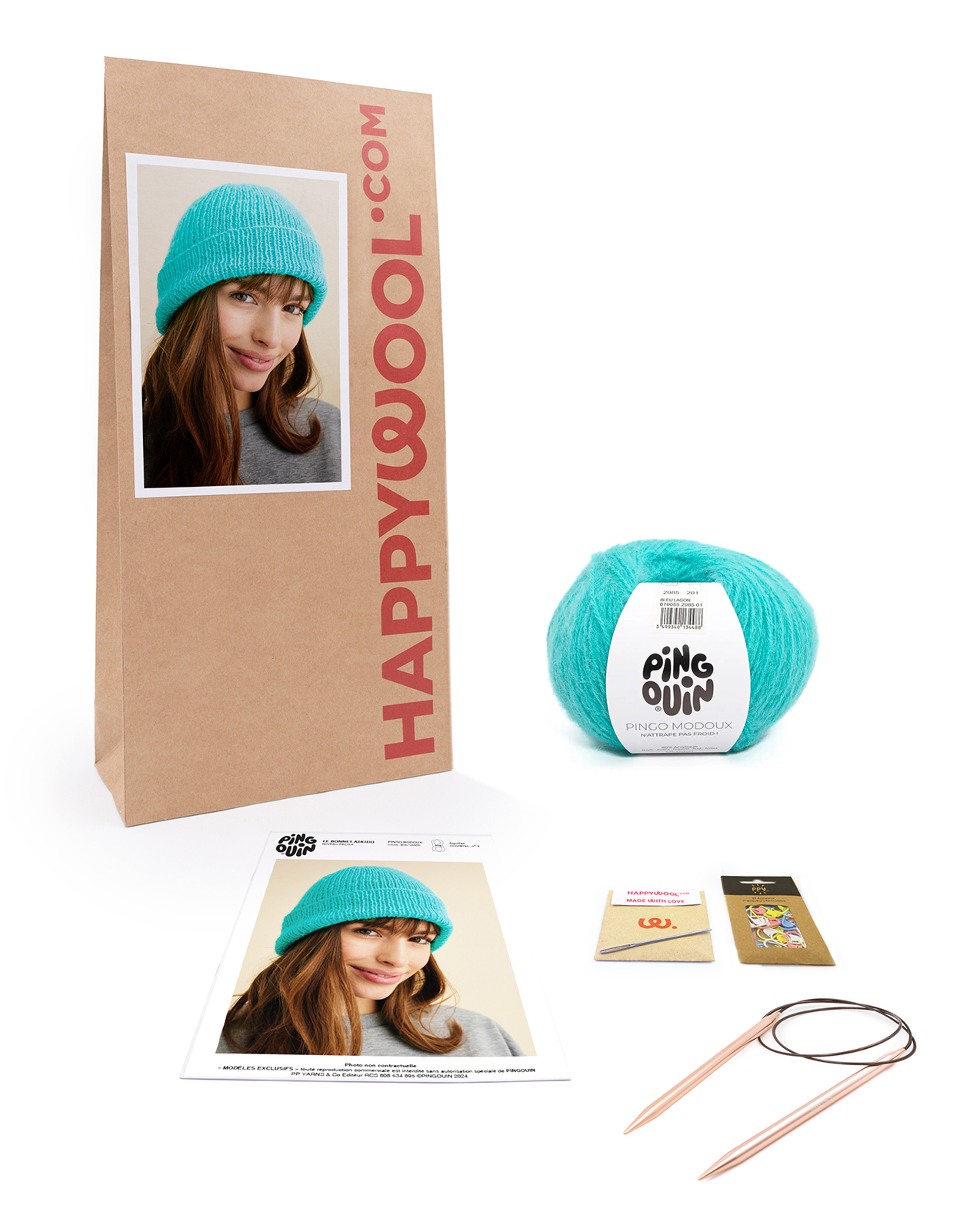 Kit Tricot Bonnet Aikido