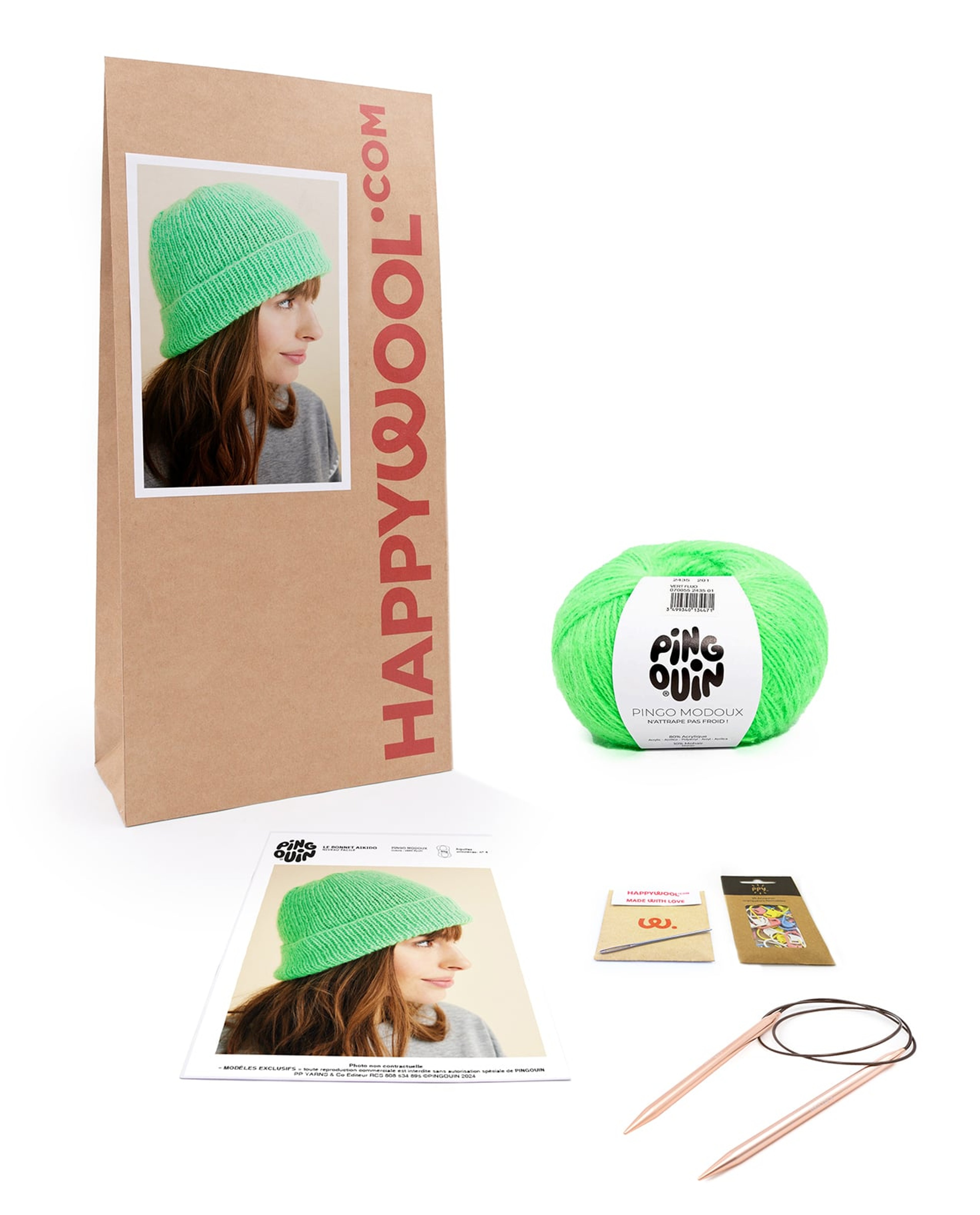 Kit Tricot Bonnet Aikido