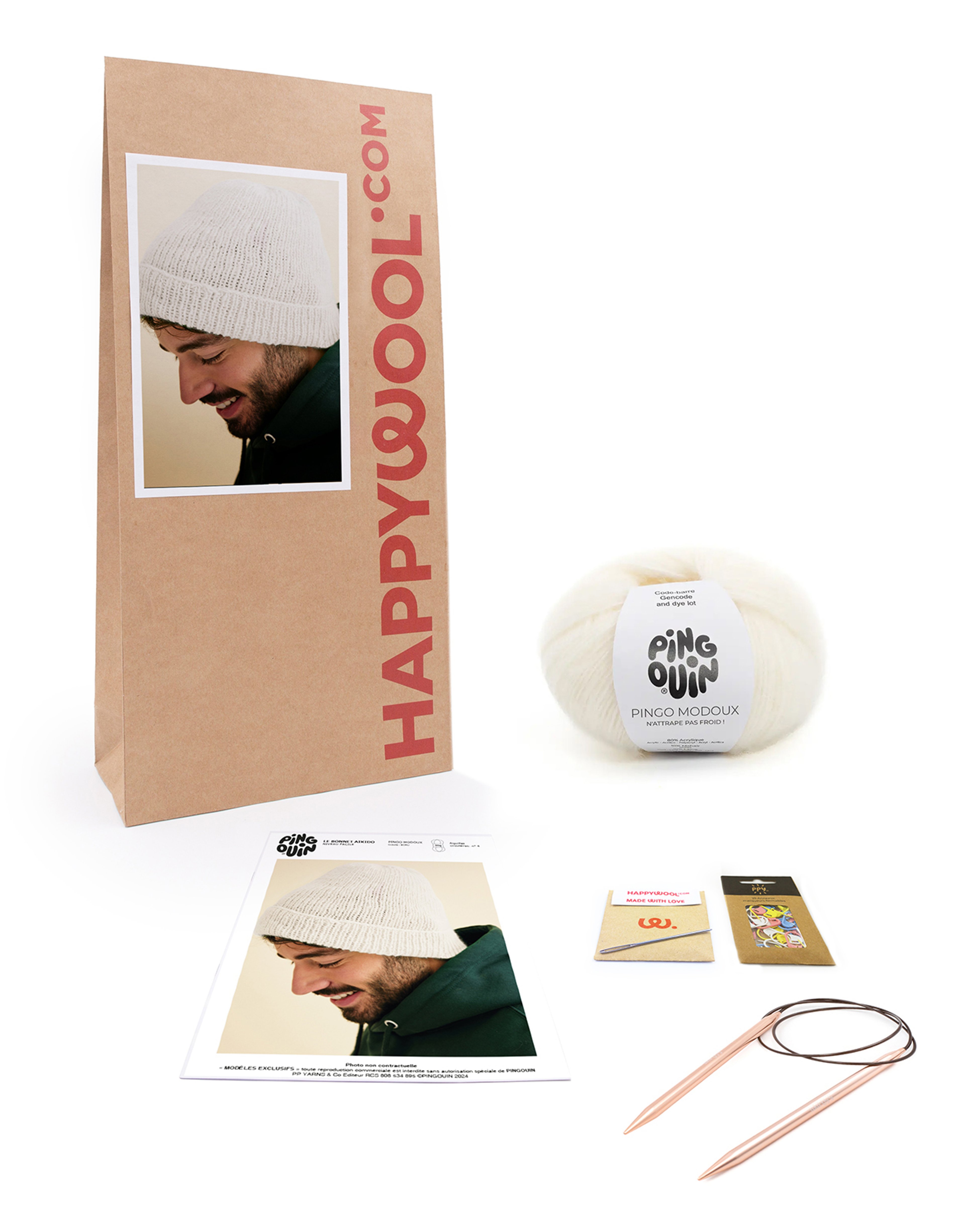 Kit Tricot Bonnet Aikido