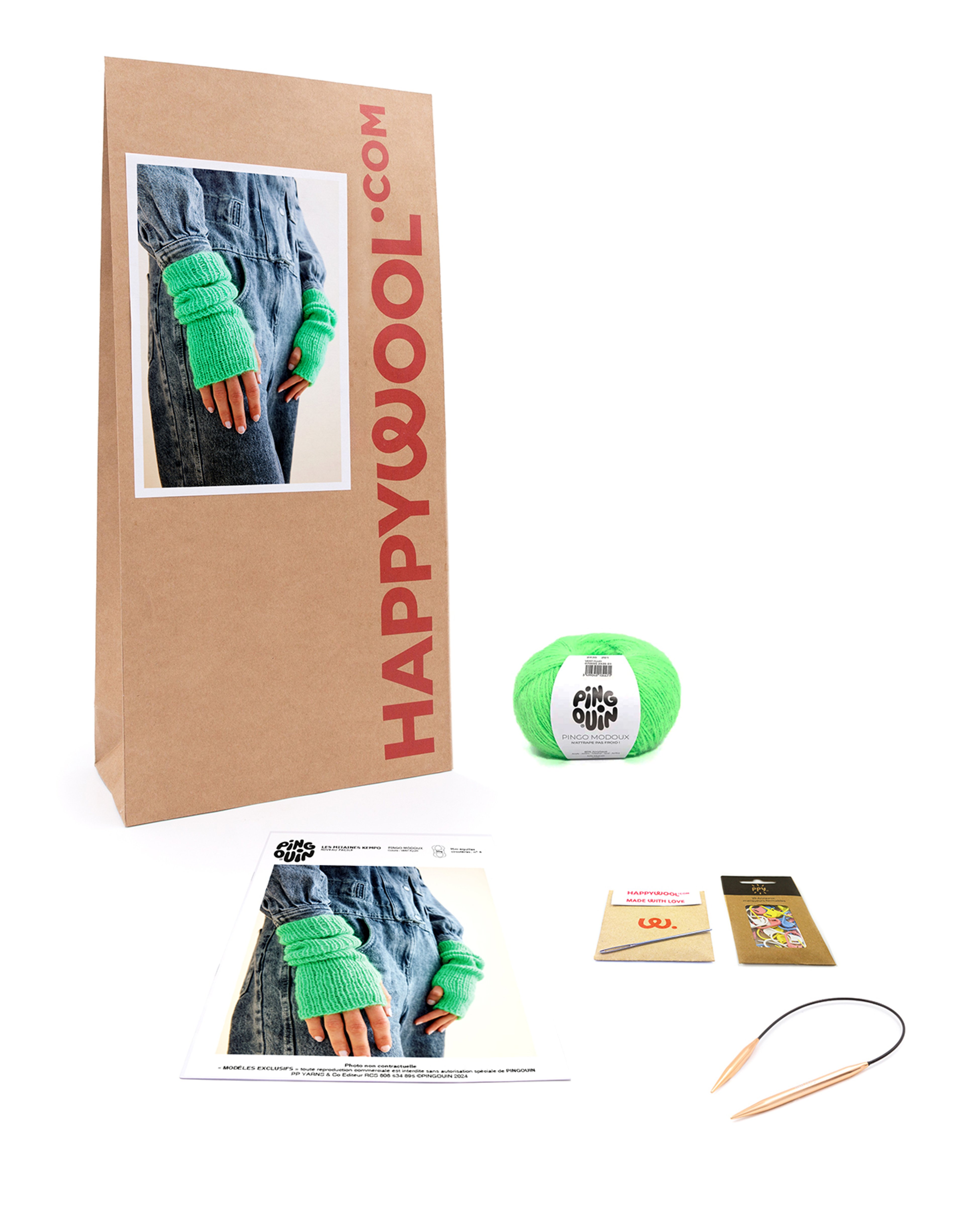 Kit Tricot Mitaines Kempo