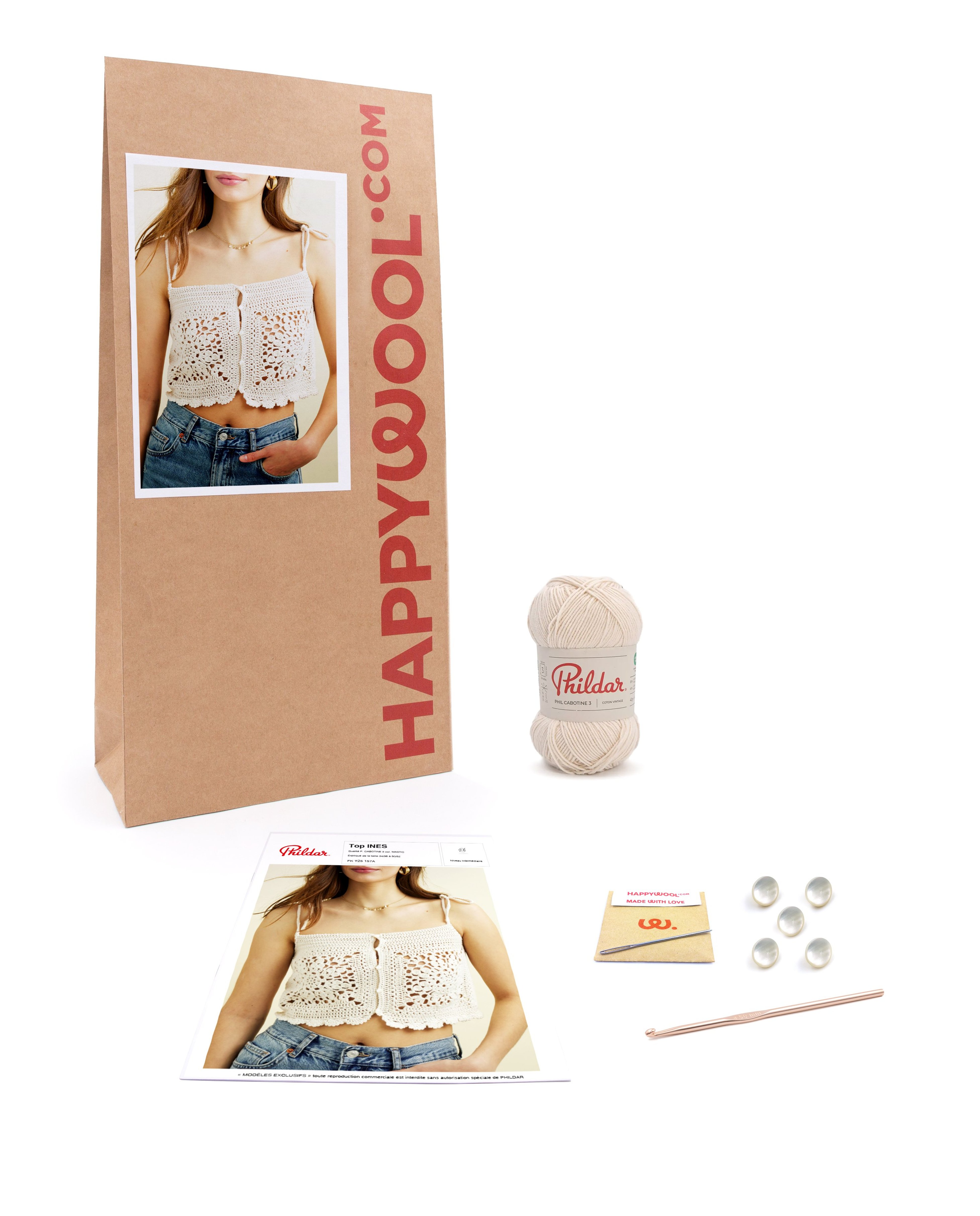 Kit Crochet Top Ines