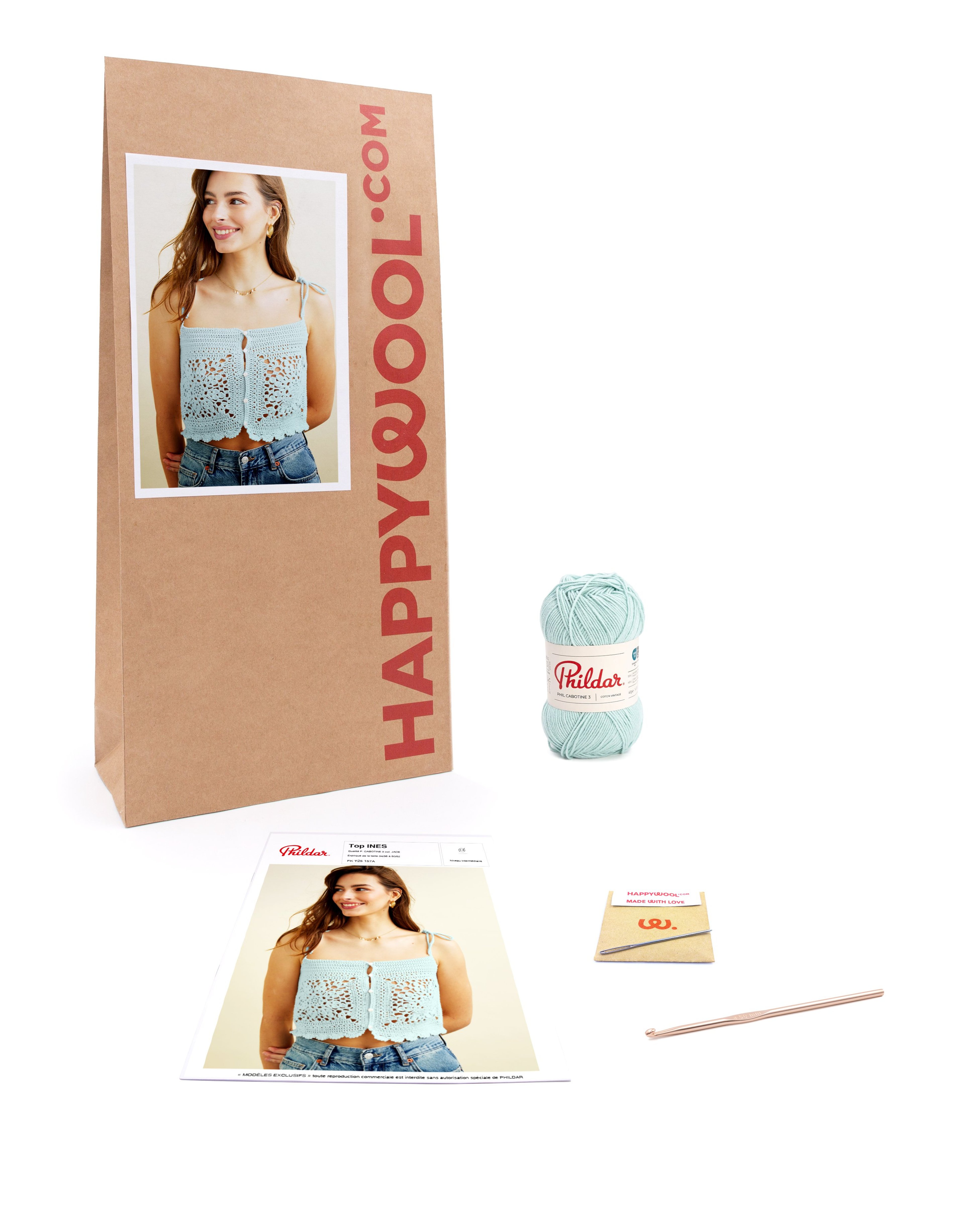 Kit Crochet Top Ines