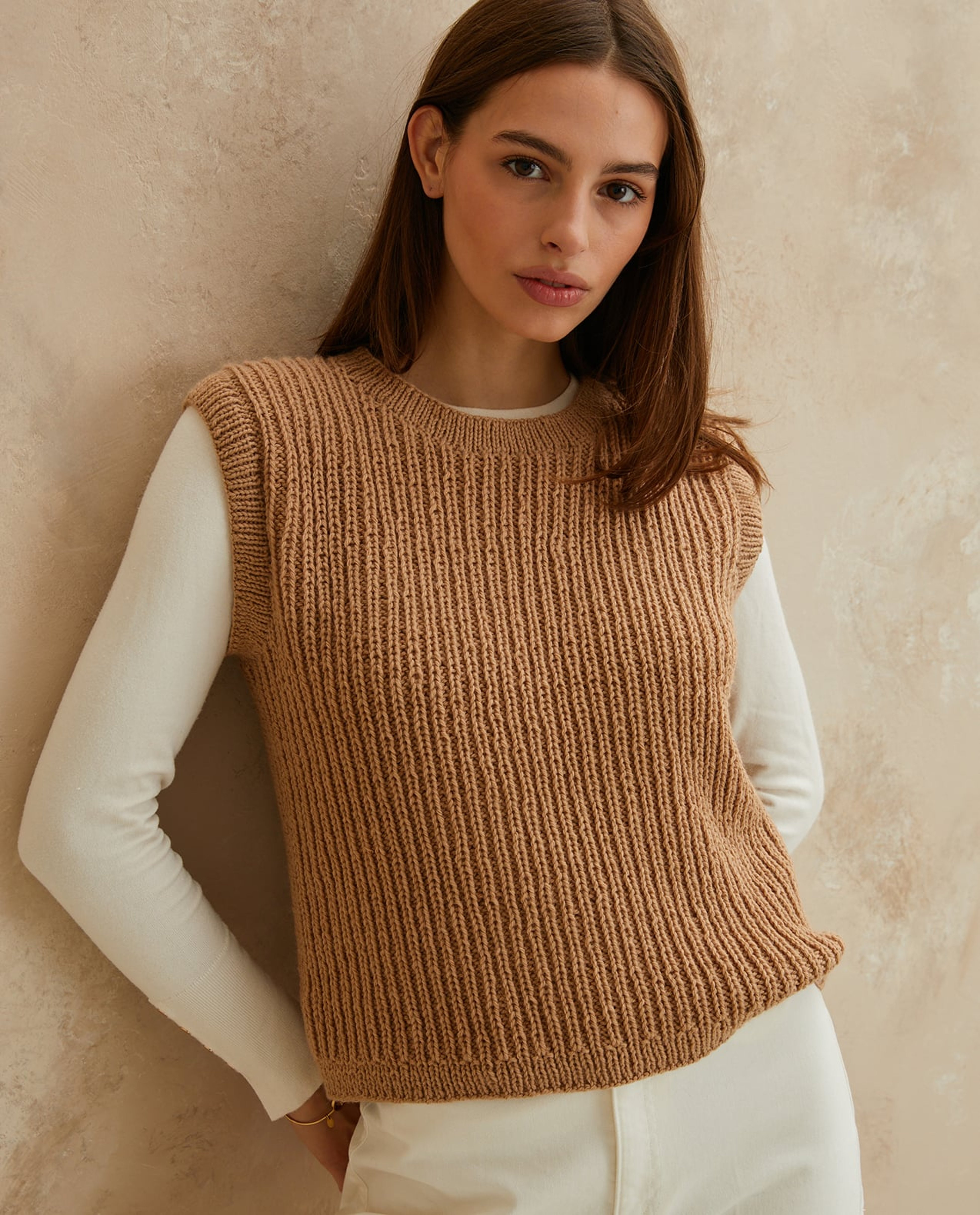 Kit Tricot Pull Sans Manches Thibault