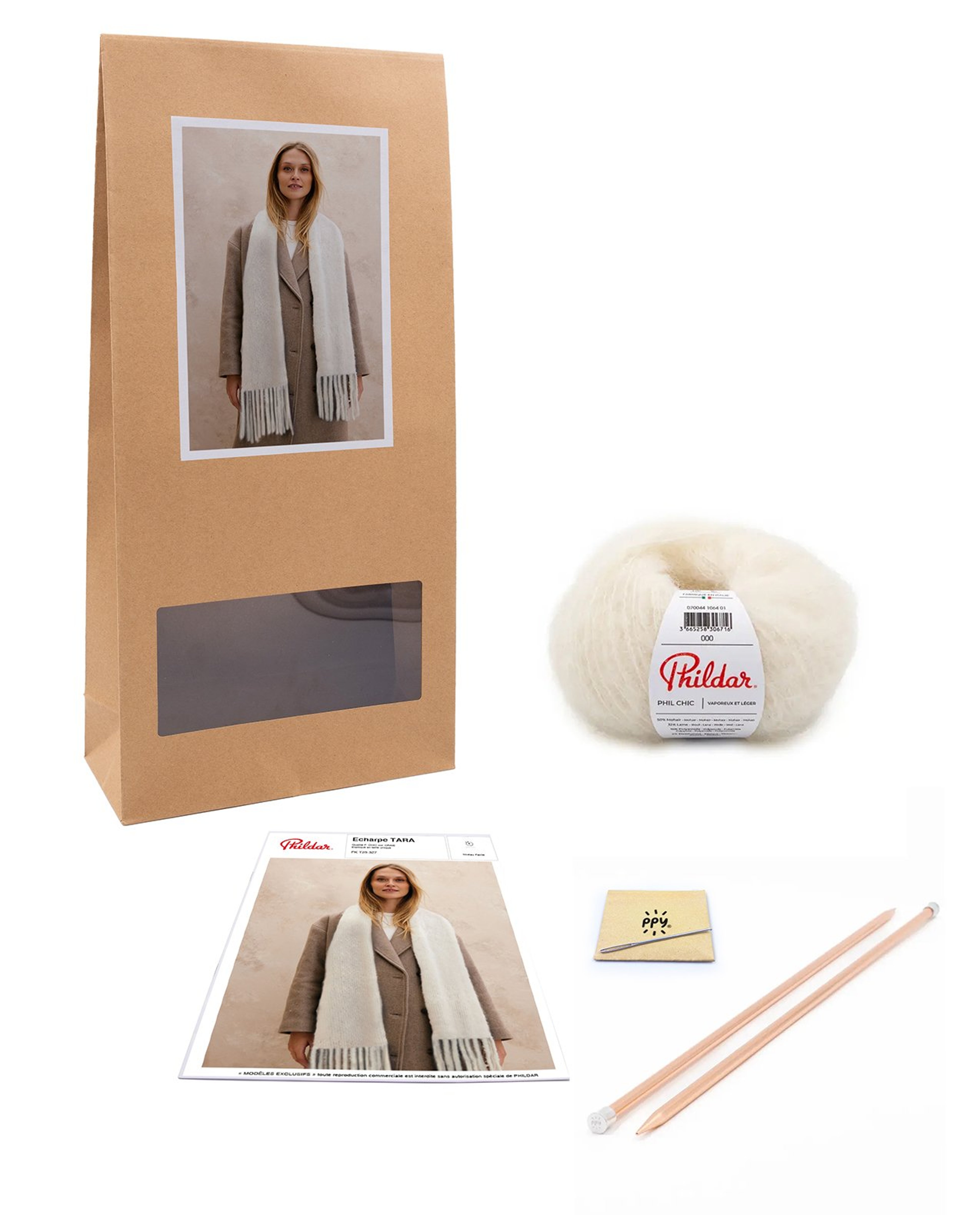 Tara Scarf Knitting Kit