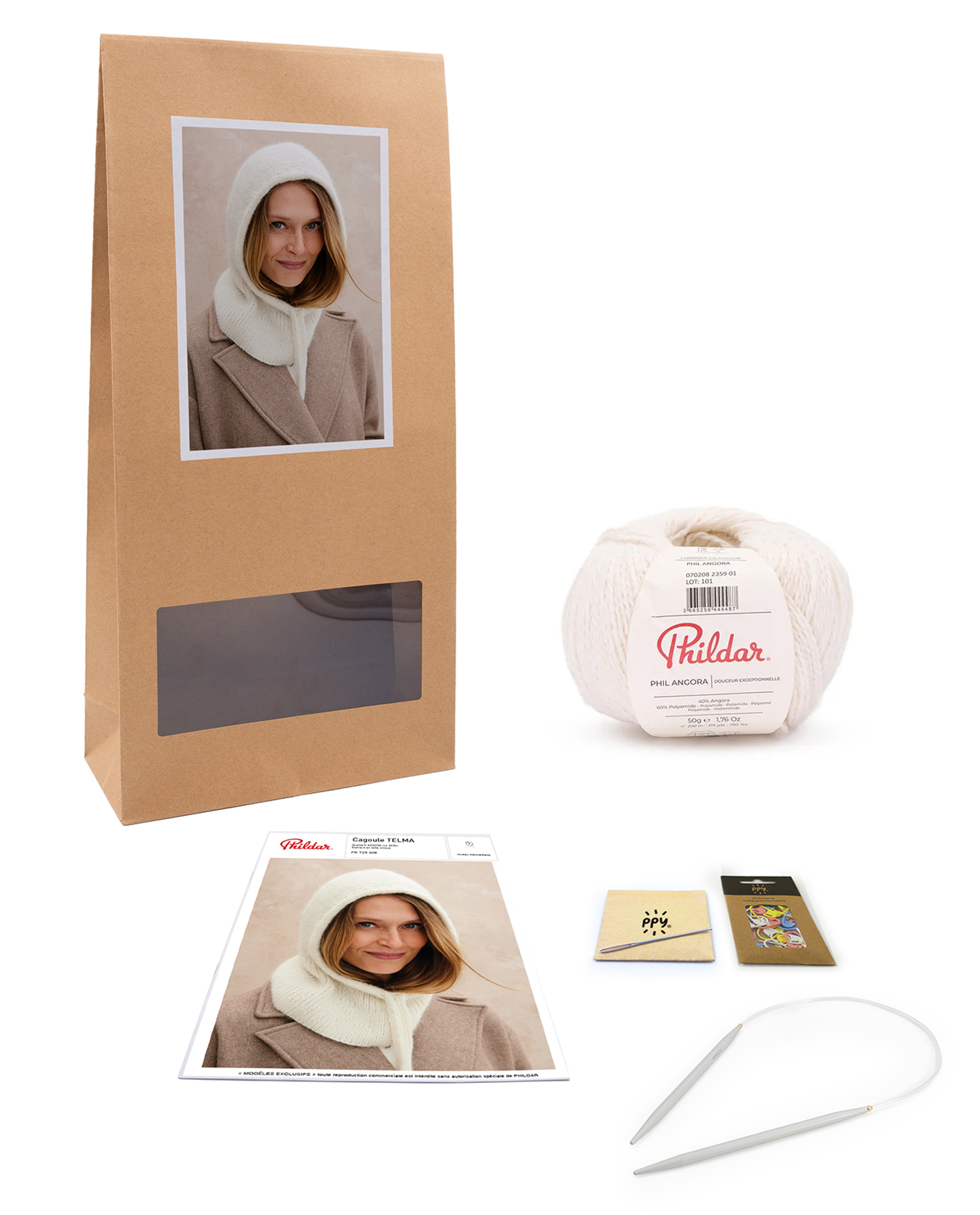 Kit Tricot Cagoule Telma