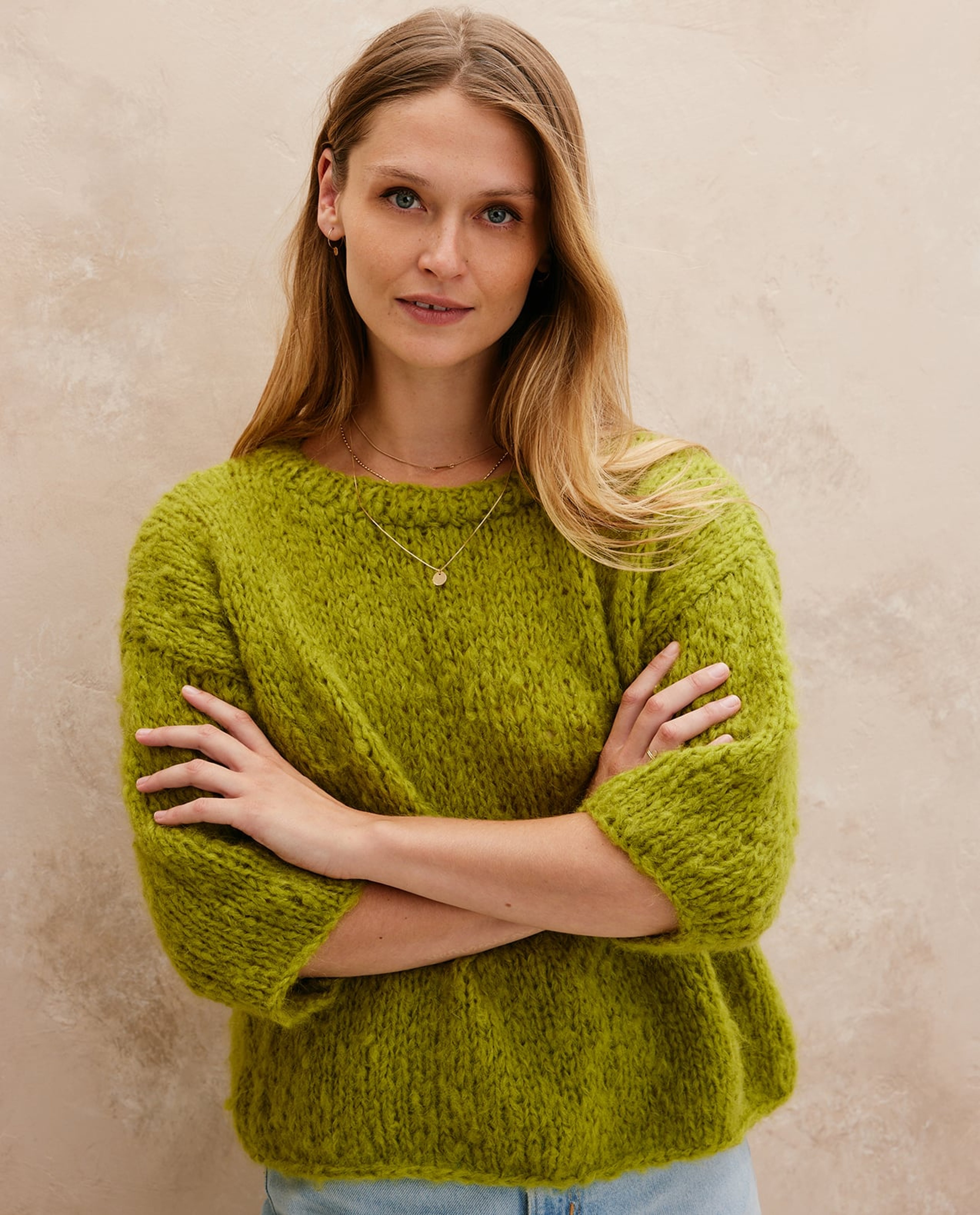 Kit Tricot Pull Manches Coudes Tina