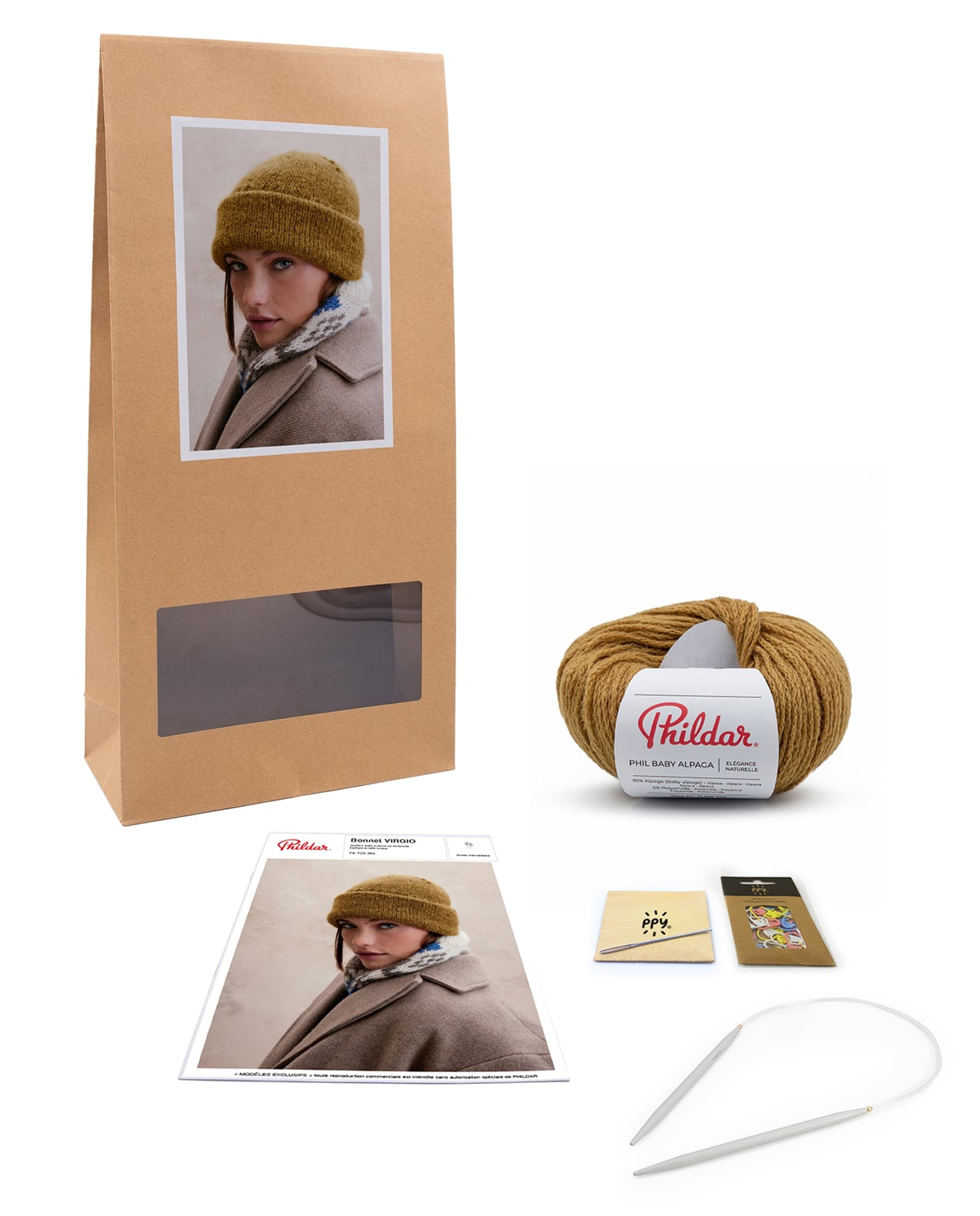 Kit Tricot Bonnet Femme Virgio