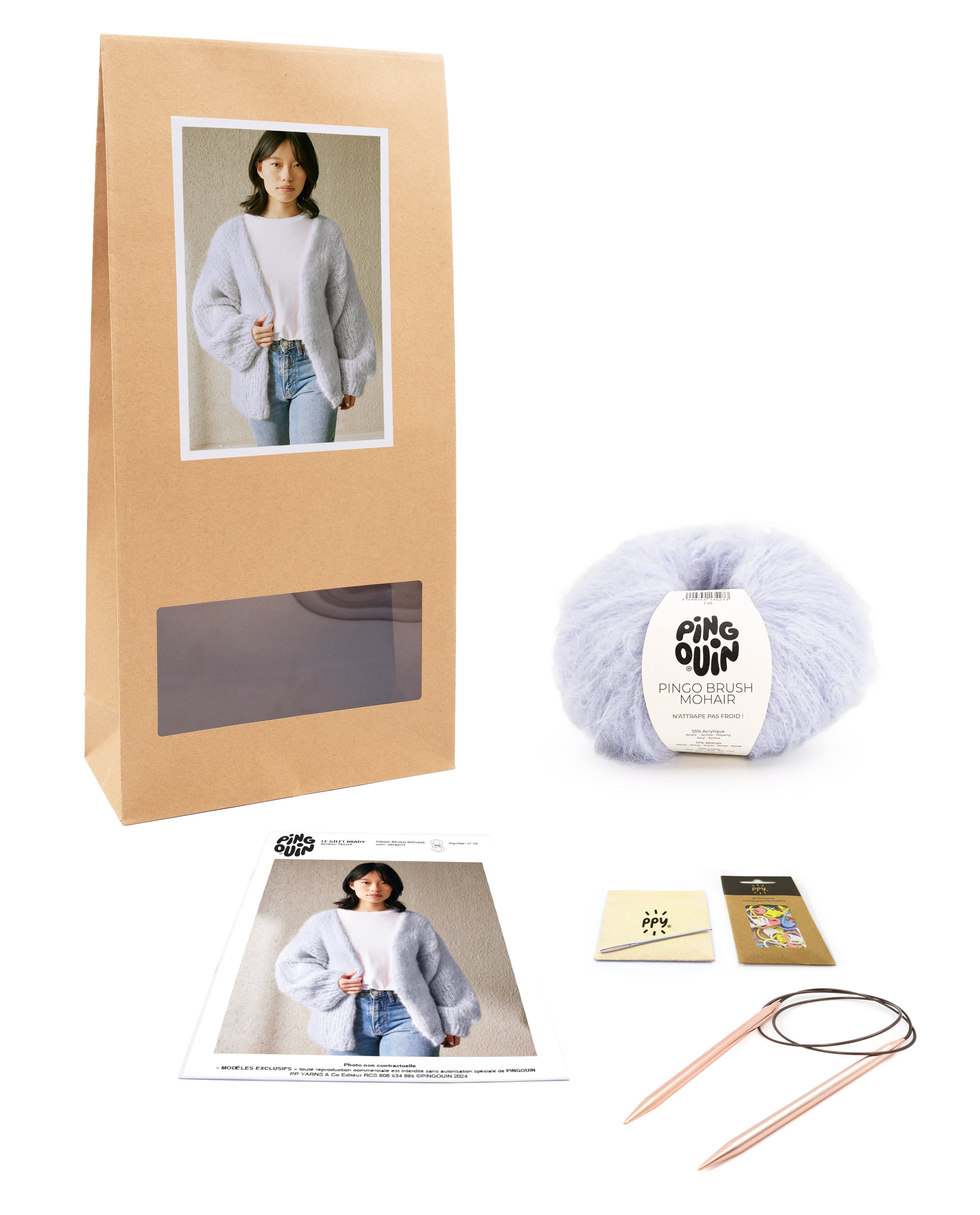 Kit Tricot Gilet Brady