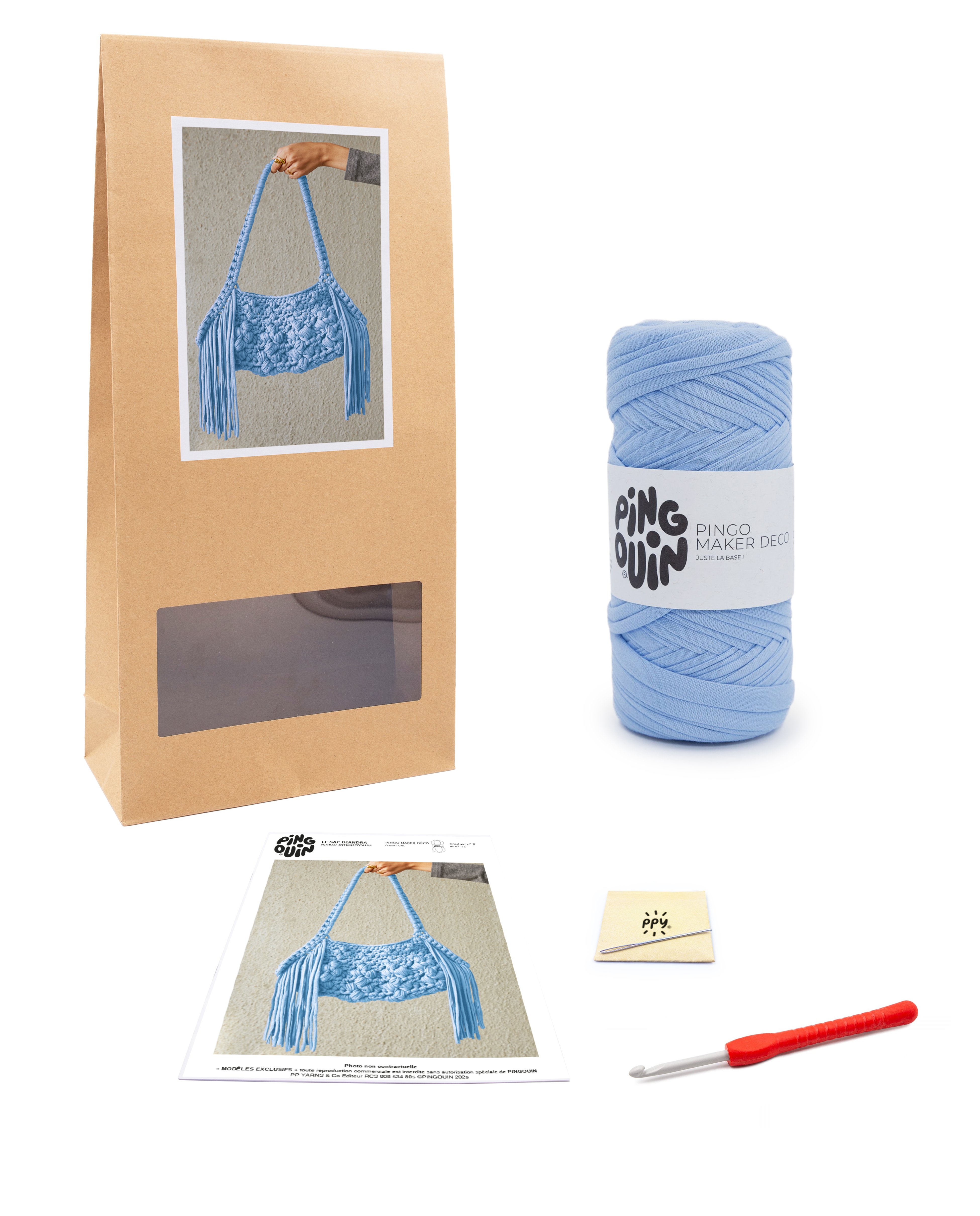 Kit Crochet Sac Diandra