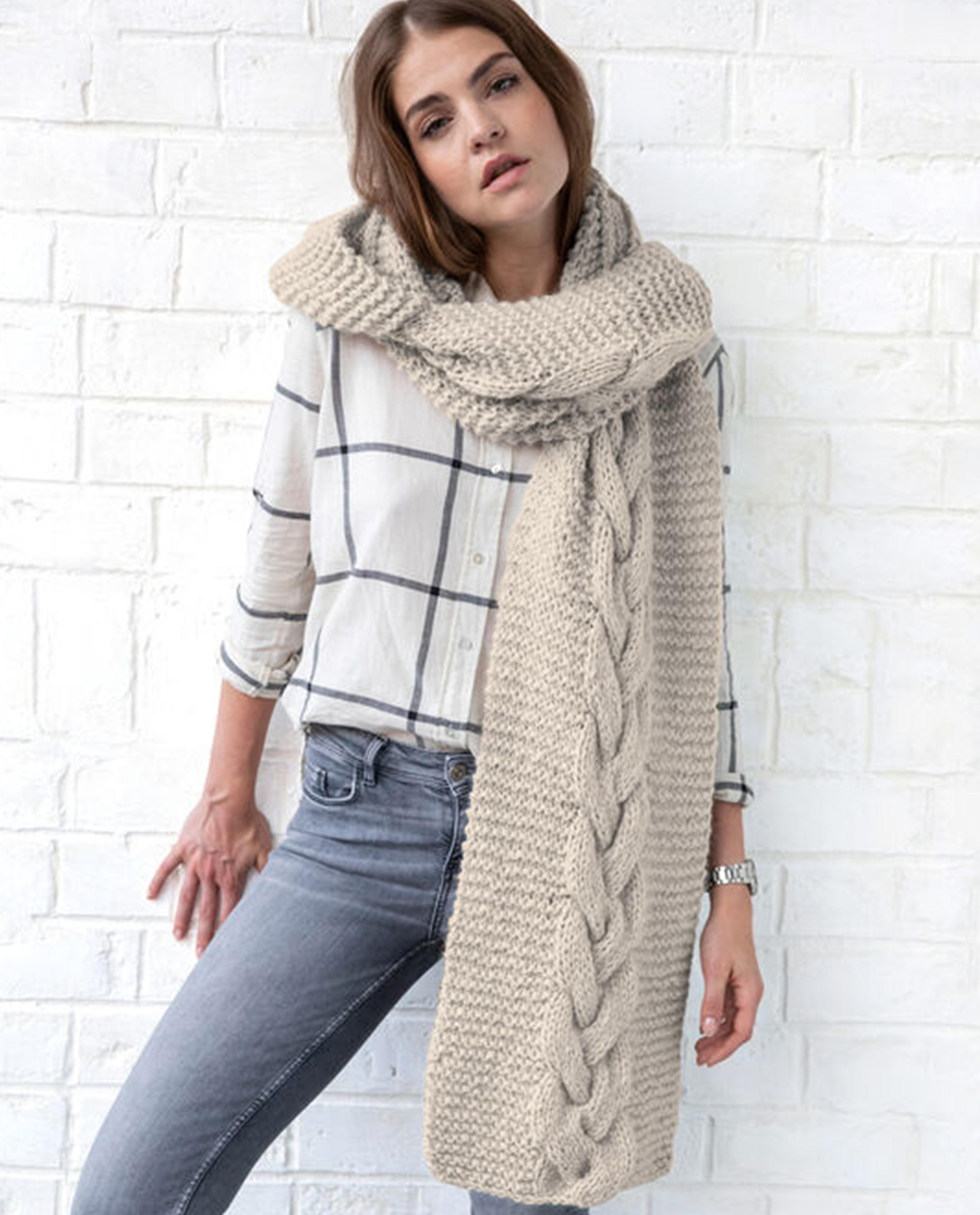 Dames Sjaalmodel Terry Maxi Mohair