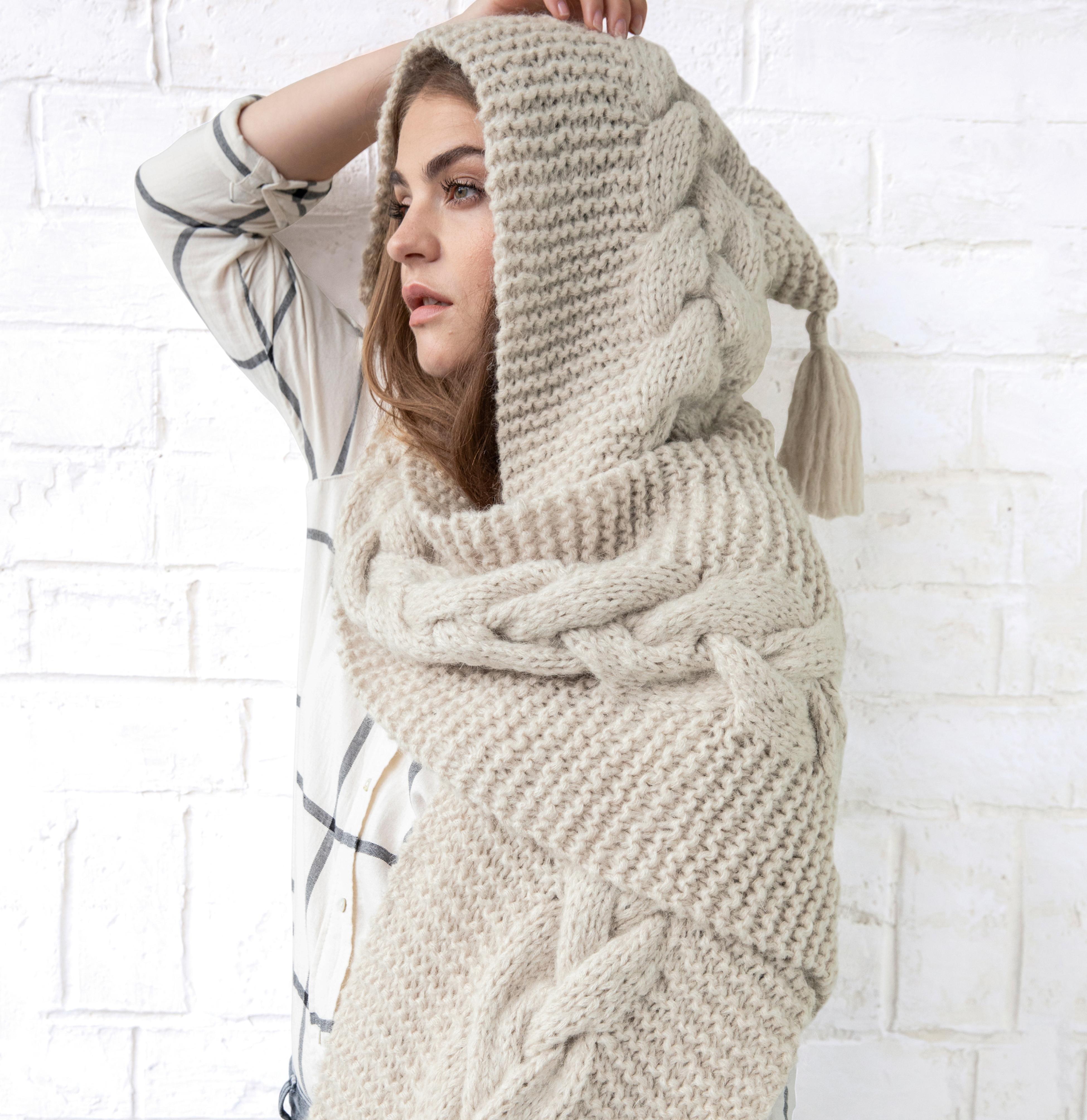 Dames Sjaalmodel Terry Maxi Mohair