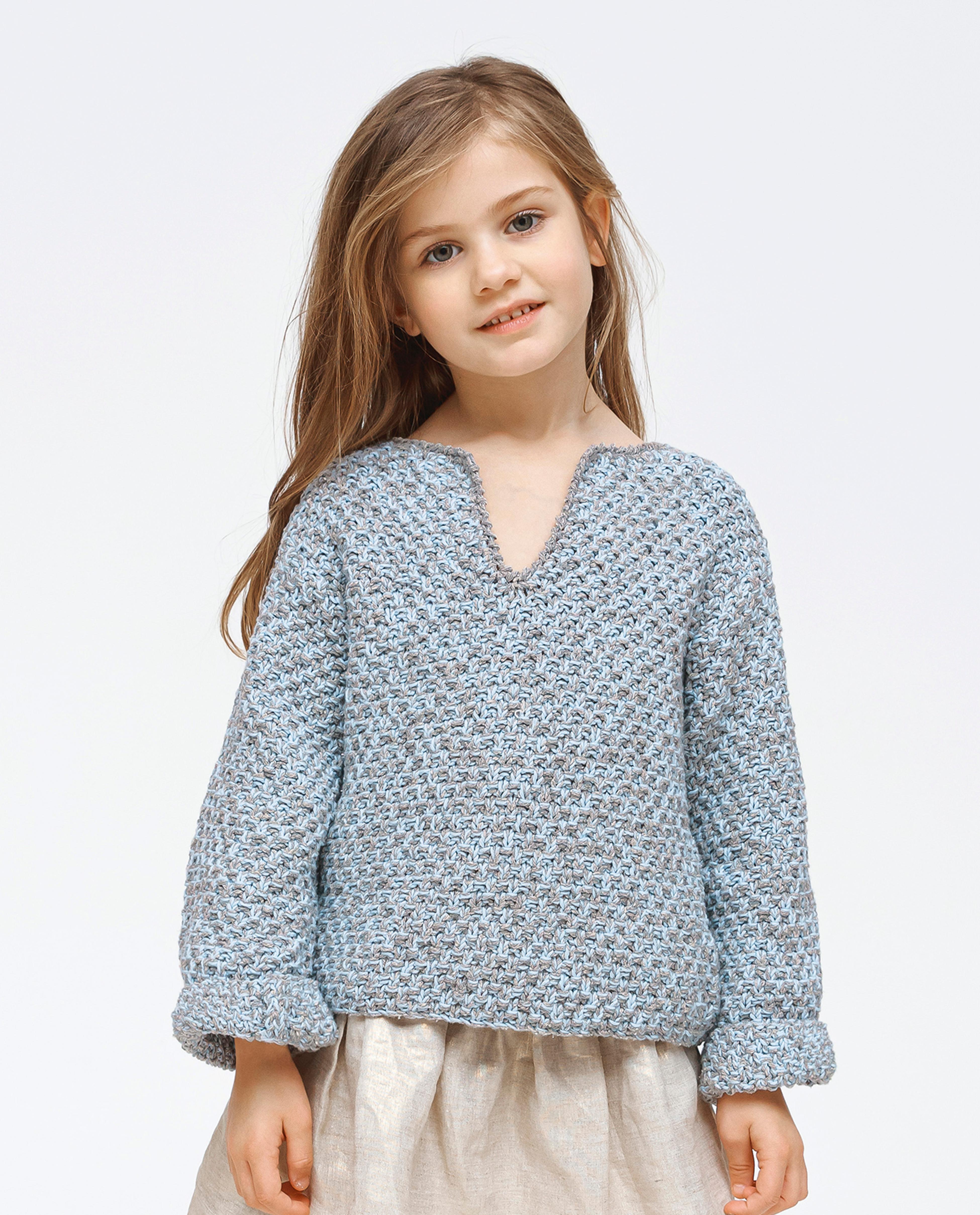 Modèle Pull Fille Désirée Phil Ecojean
