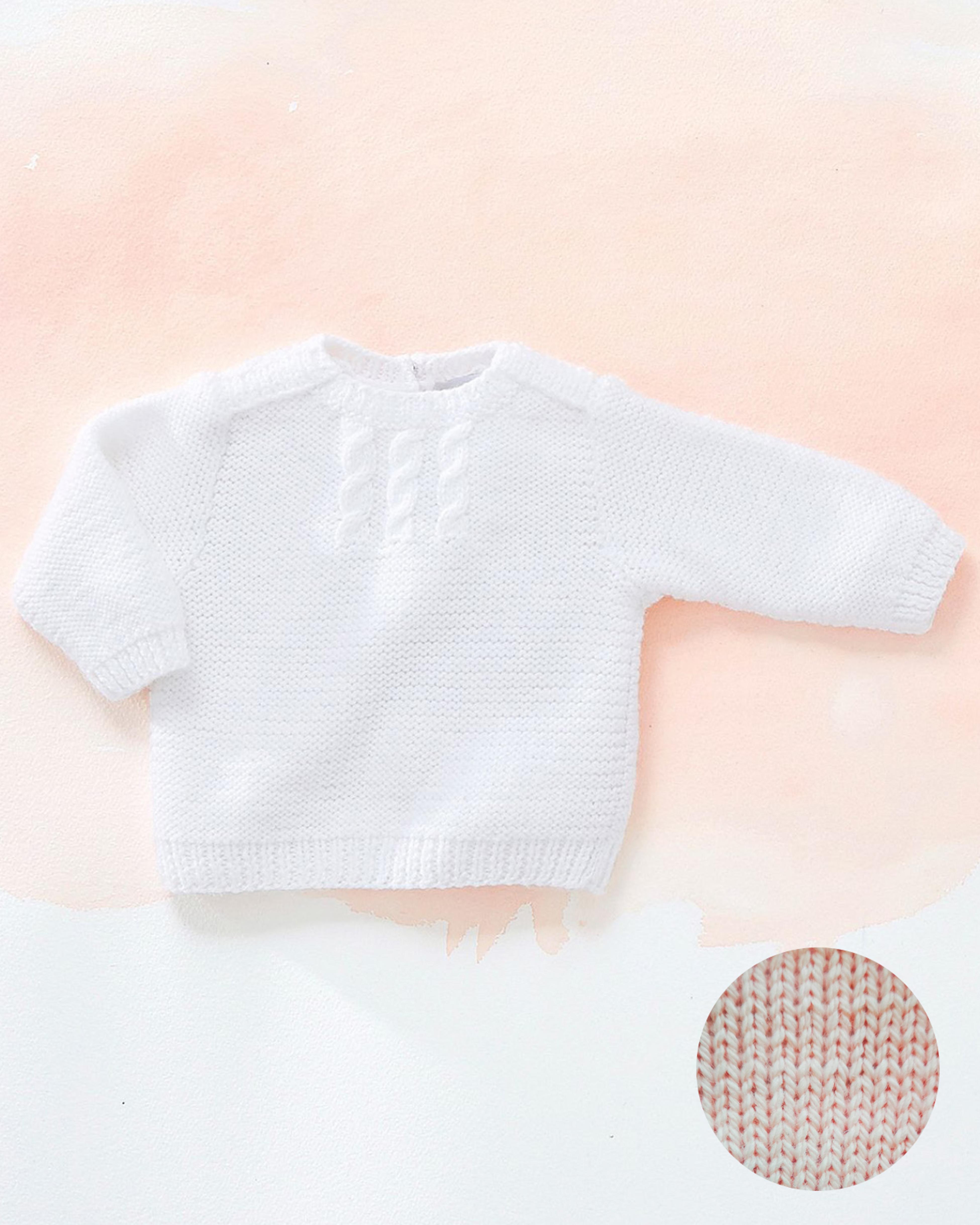 Phil Caresse Rosée Baby Cardigan Pattern