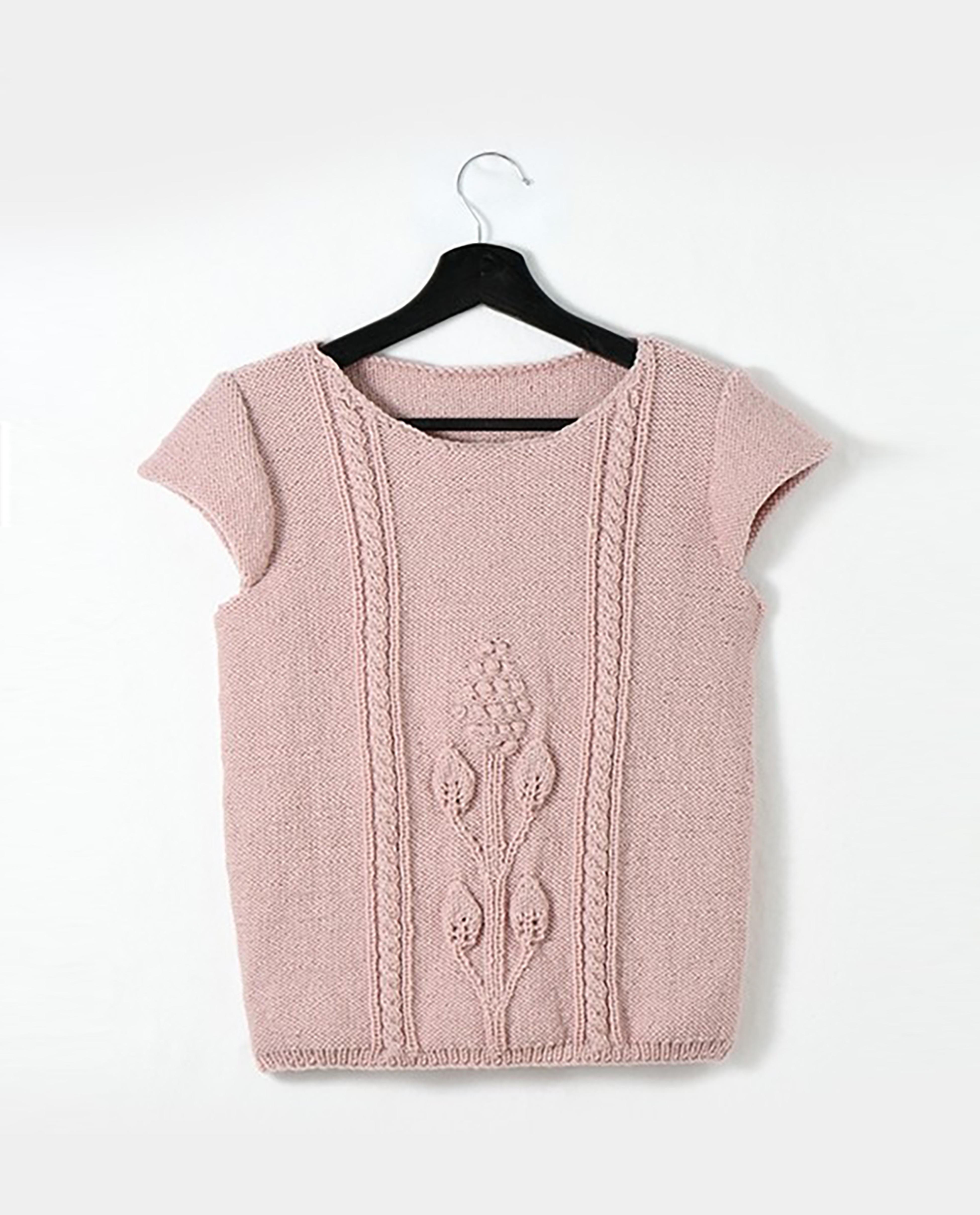Women's Model - Lurex Flower Tank Top
