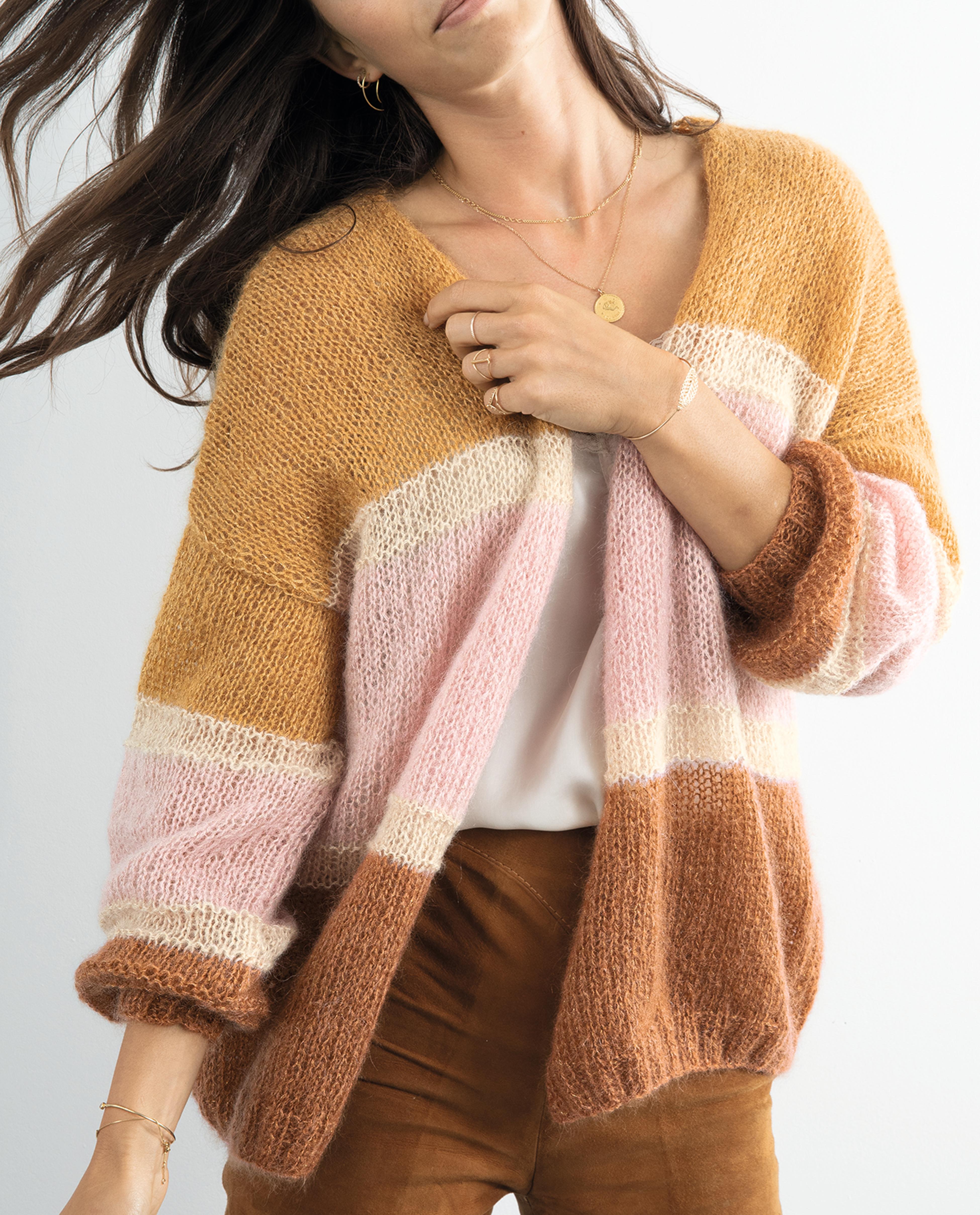 Lidie Vest Model Mohair Silk Lurex