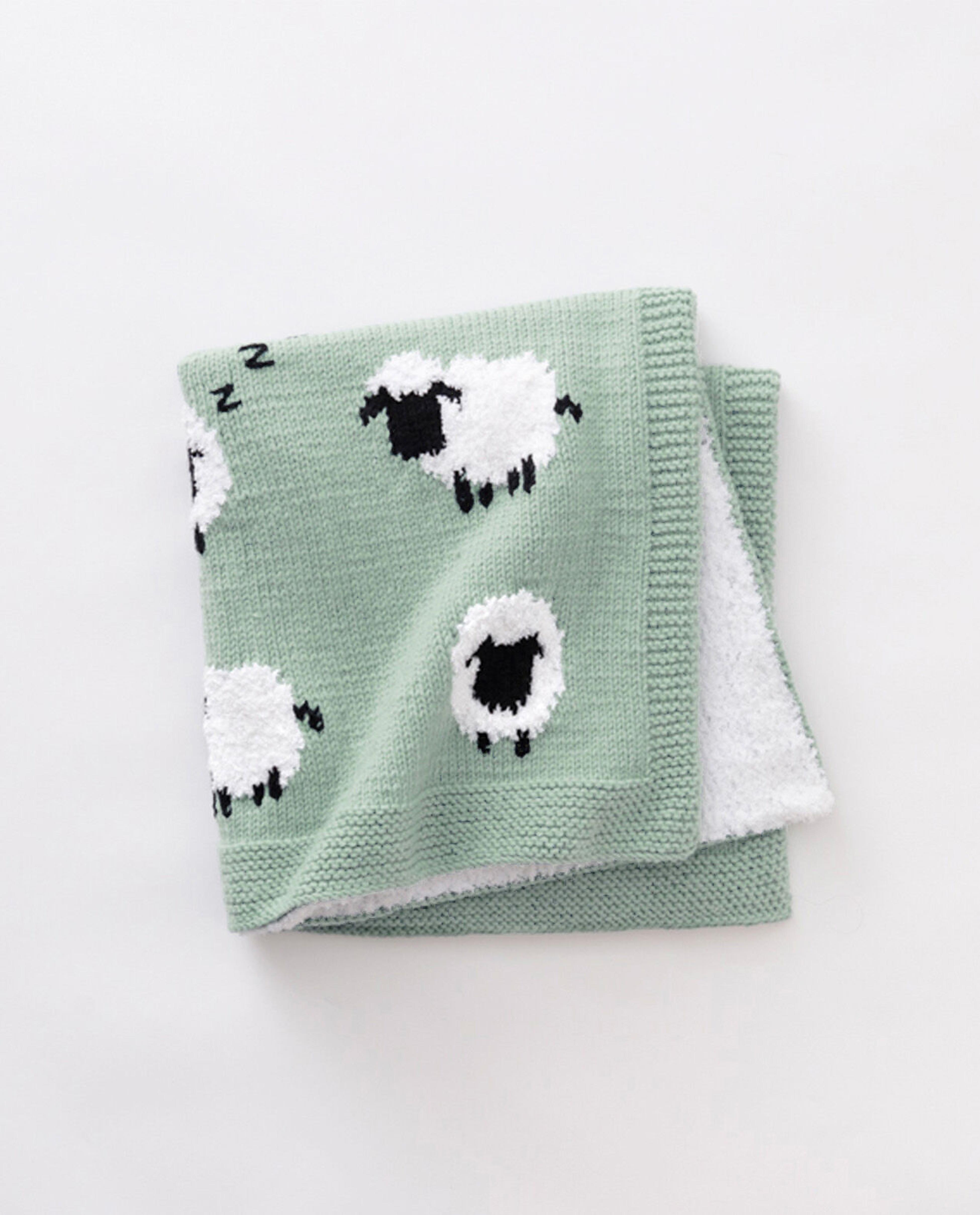 Leon the Sheep Blanket Pattern Opaline