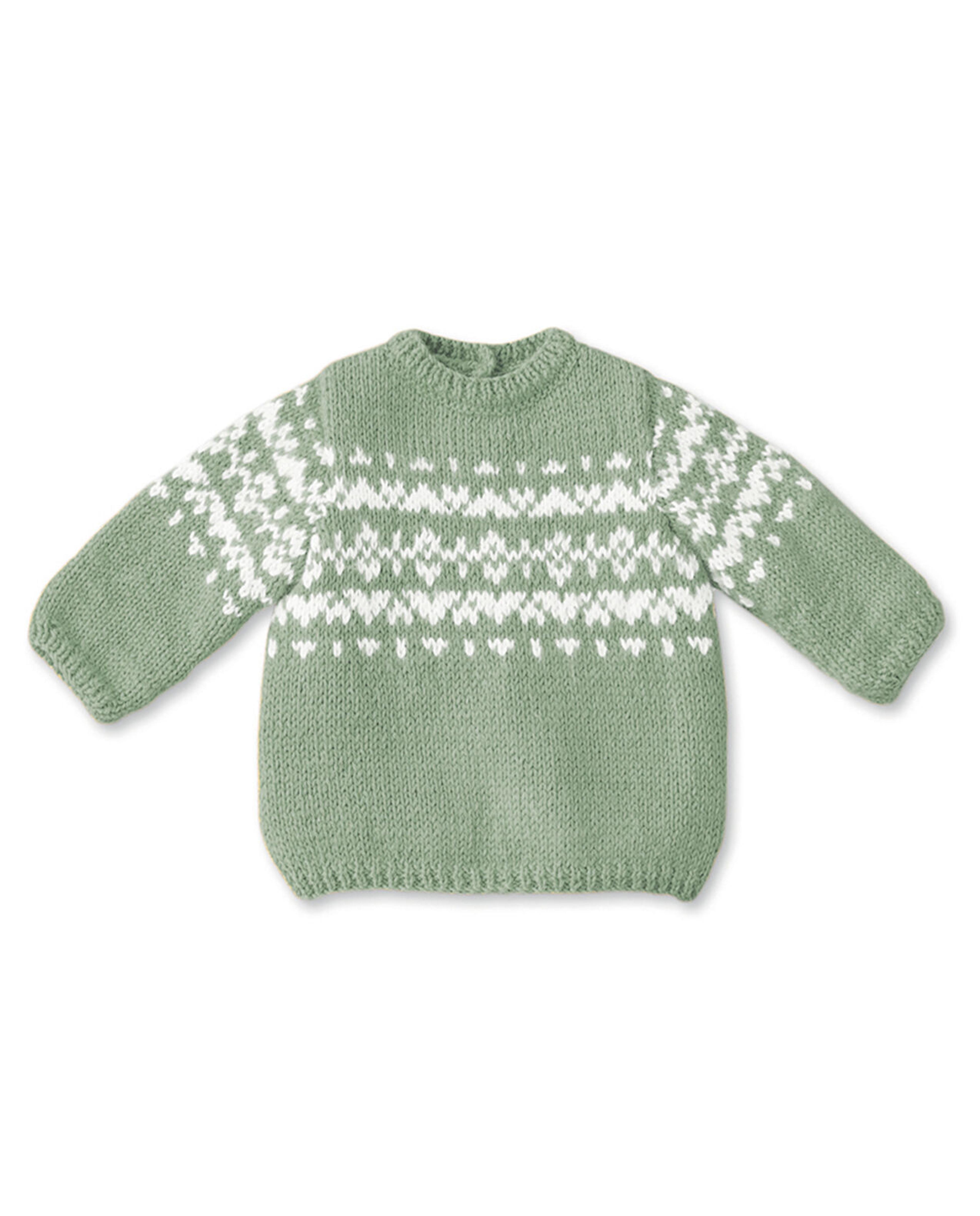 Modèle Pull Bébé Louise