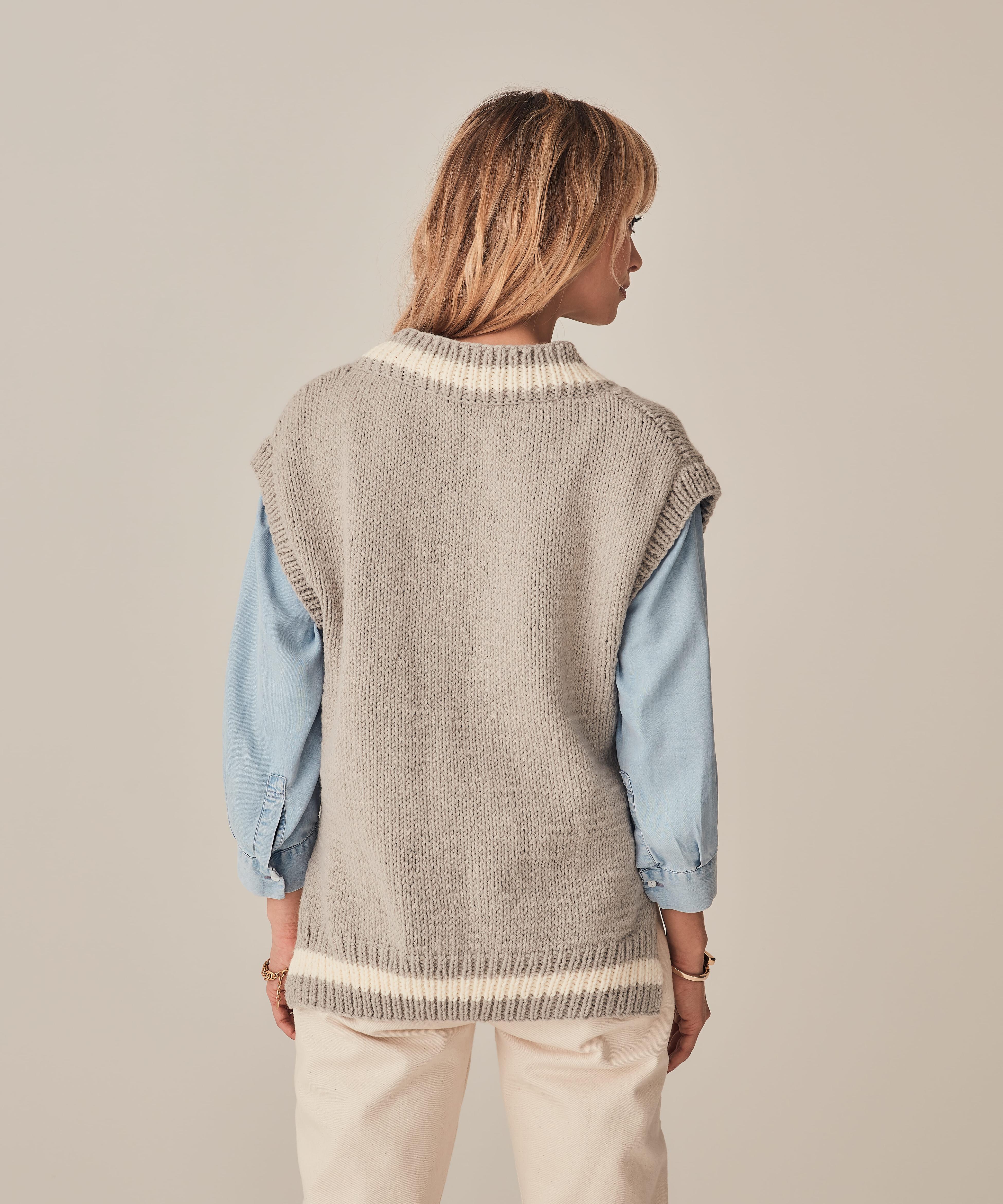 Women's Sleeveless Sweater Louisa Model