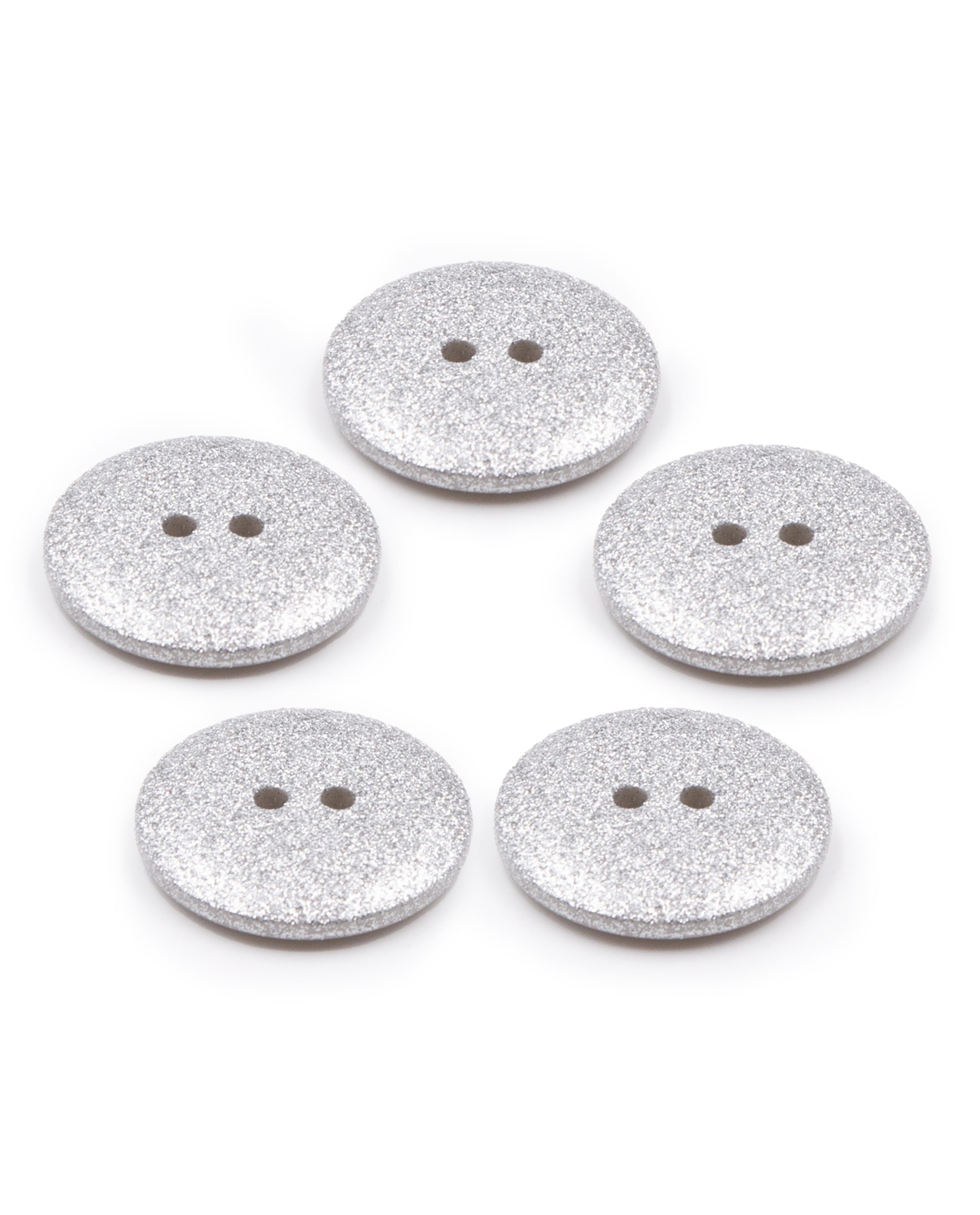 Set of 5 Colored Round Buttons